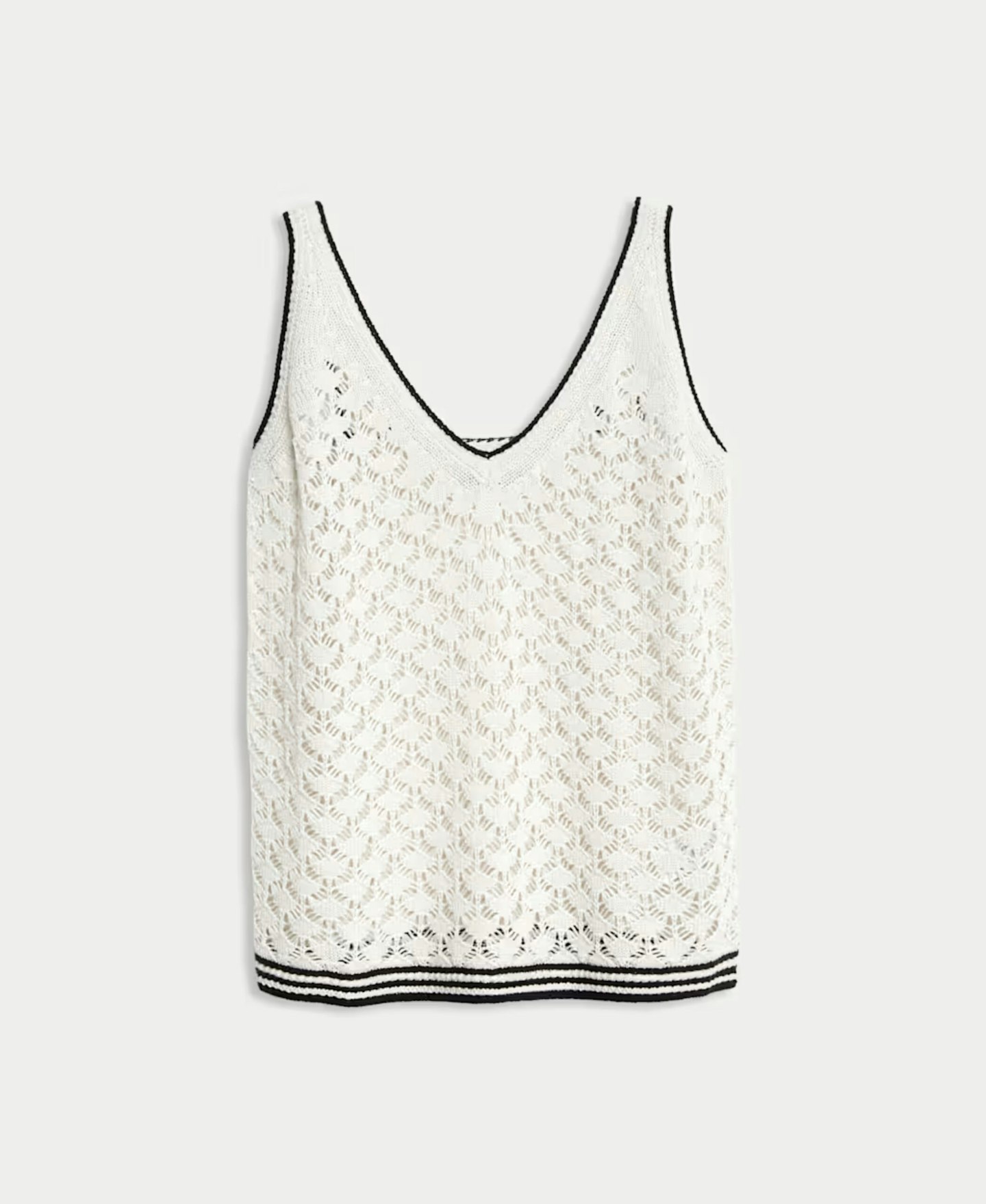 Textured Slim Fit Knitted Vest