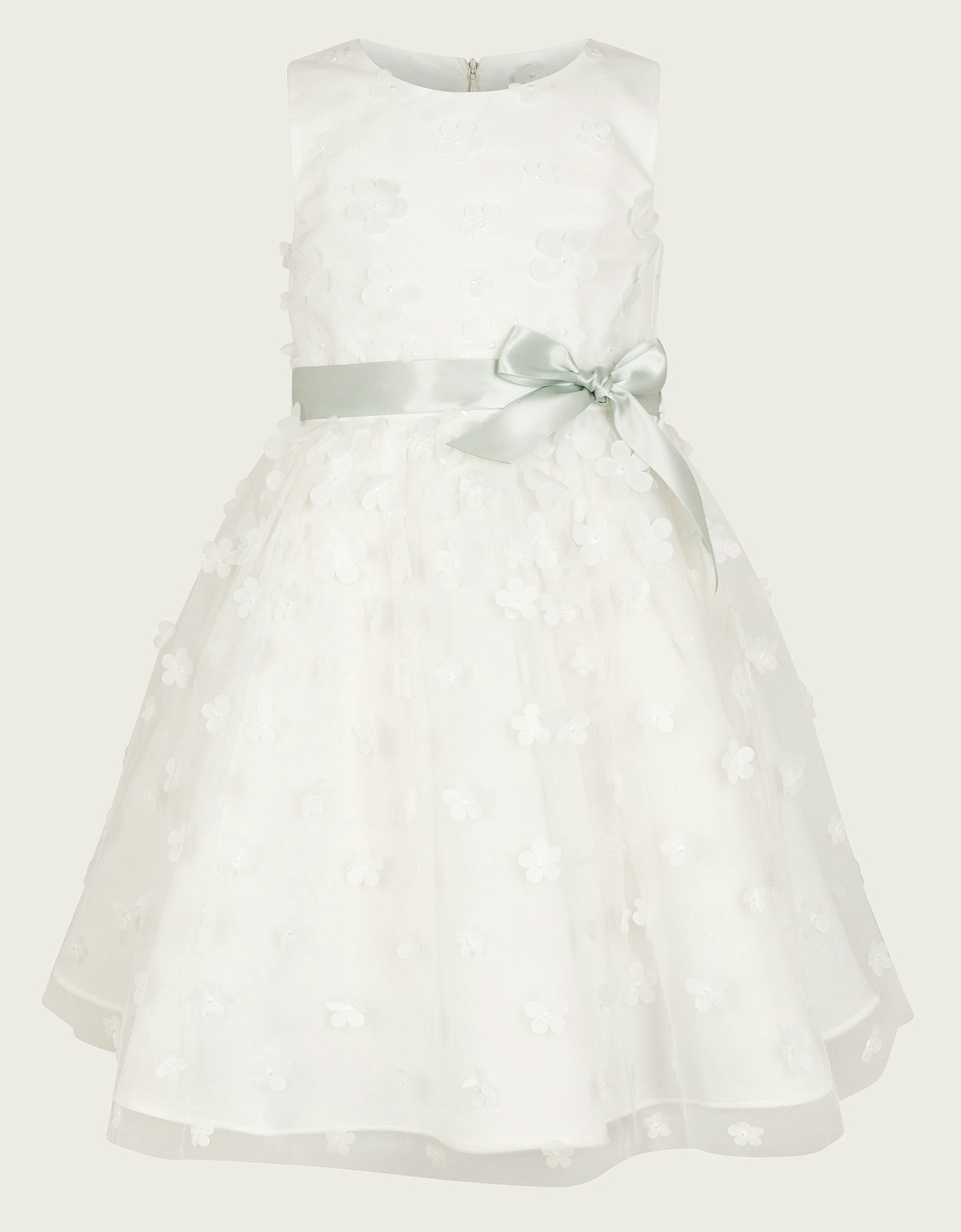 Monsoon, Freya 3D Scuba Bridesmaid Dress