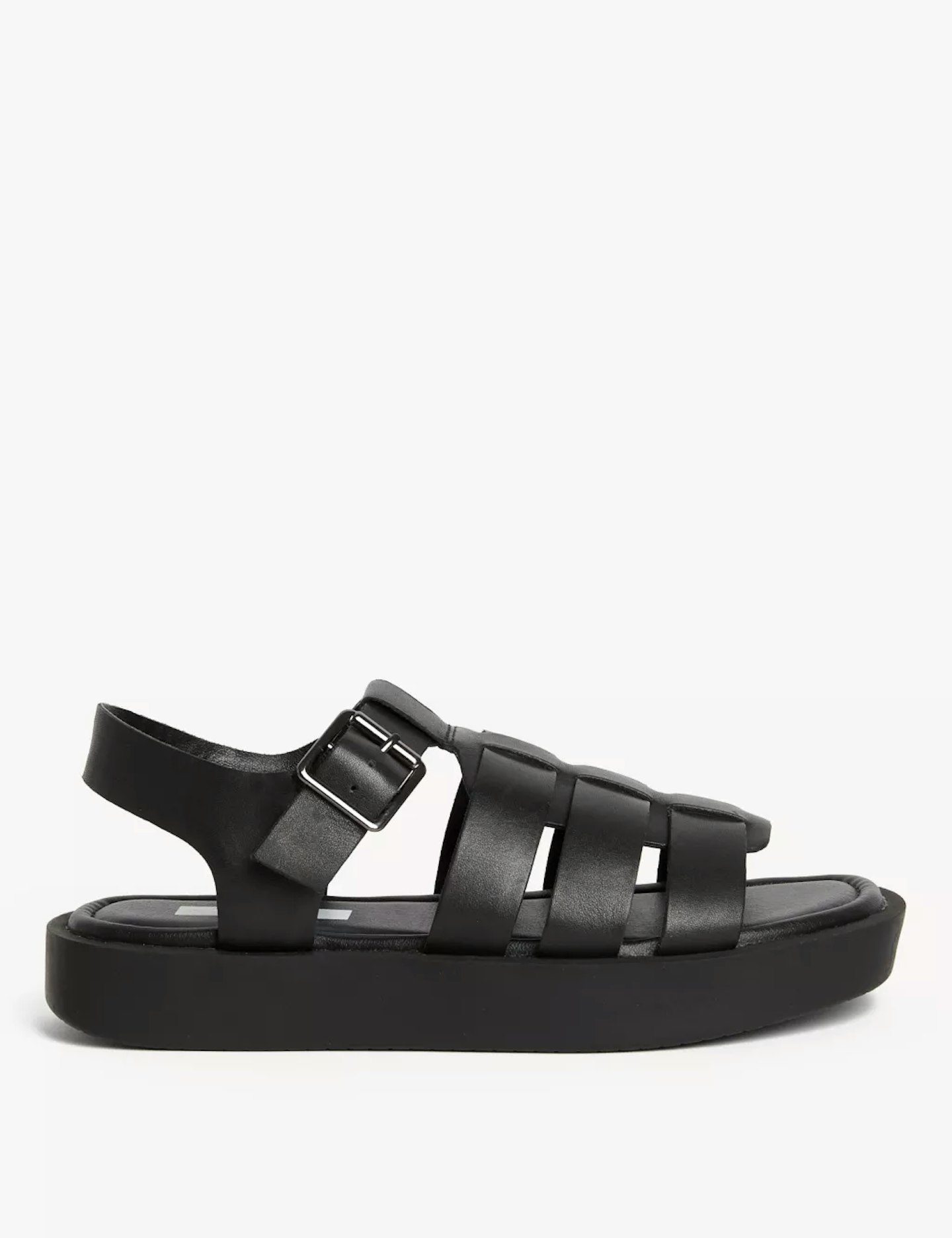 M&S, Leather Flatform Sandals