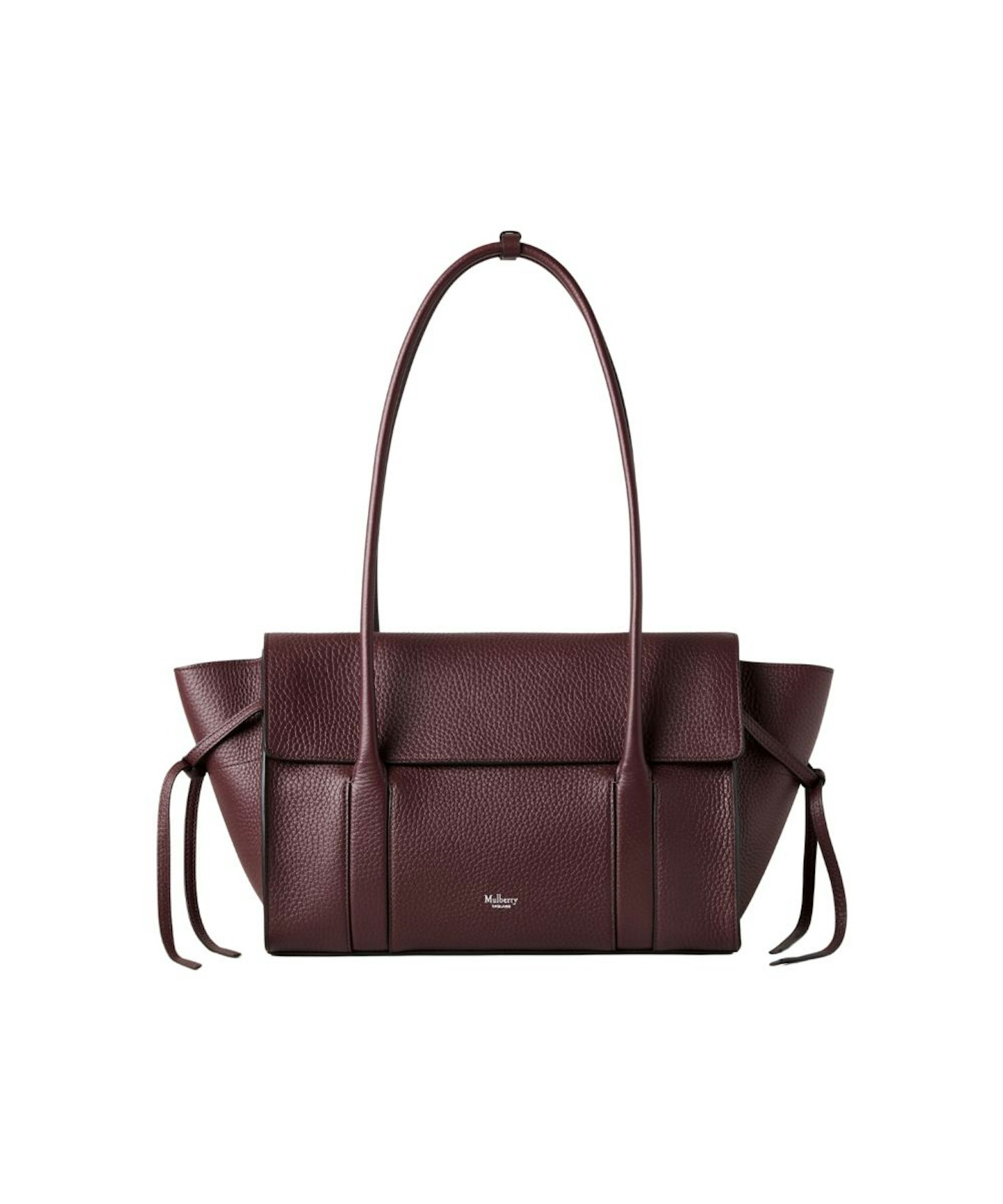 Mulberry small soft bayswater bag black cherry