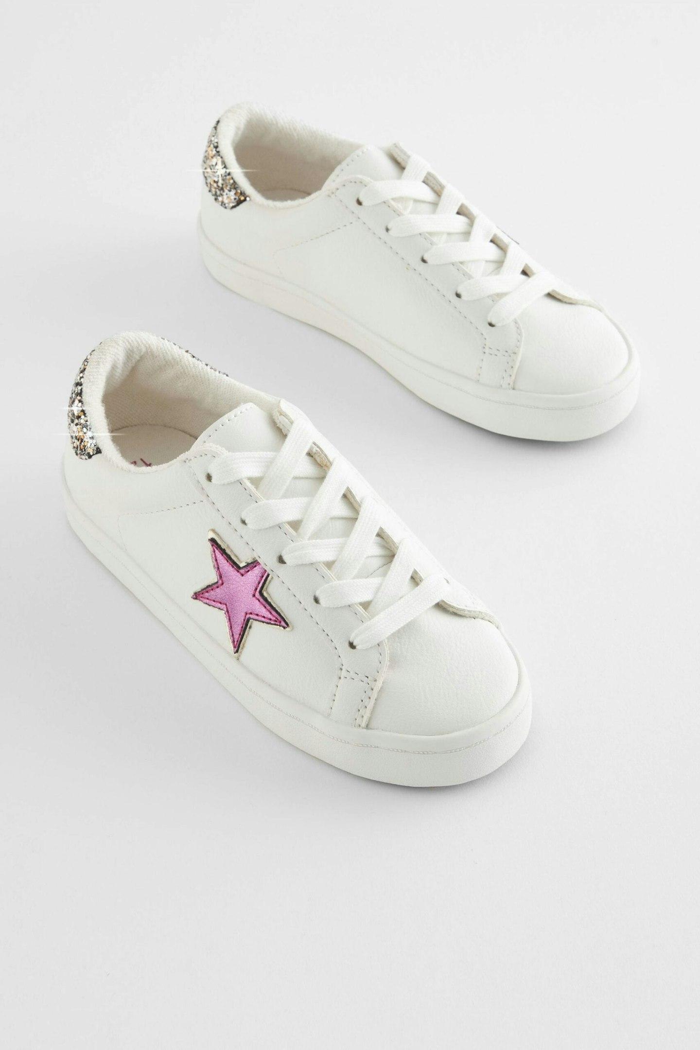 Next, Star Lace-Up Trainers