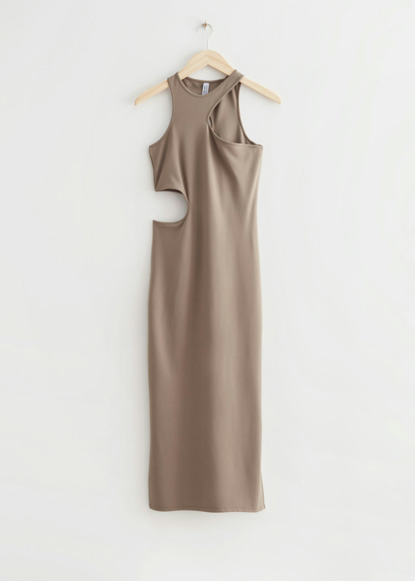  Other Stories Tank Top Midi Dress in Natural