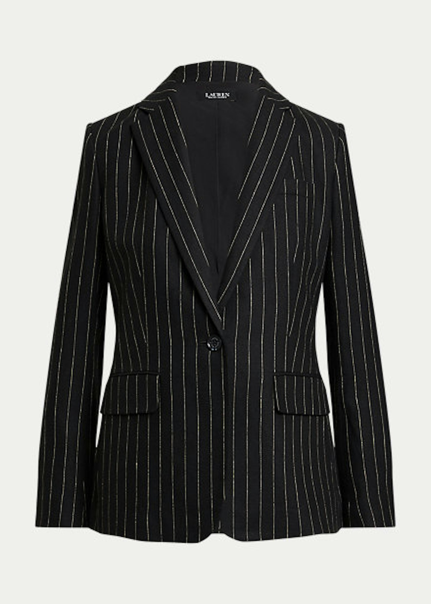 Ralph Lauren, Pinstripe Linen-Blend Twill Blazer