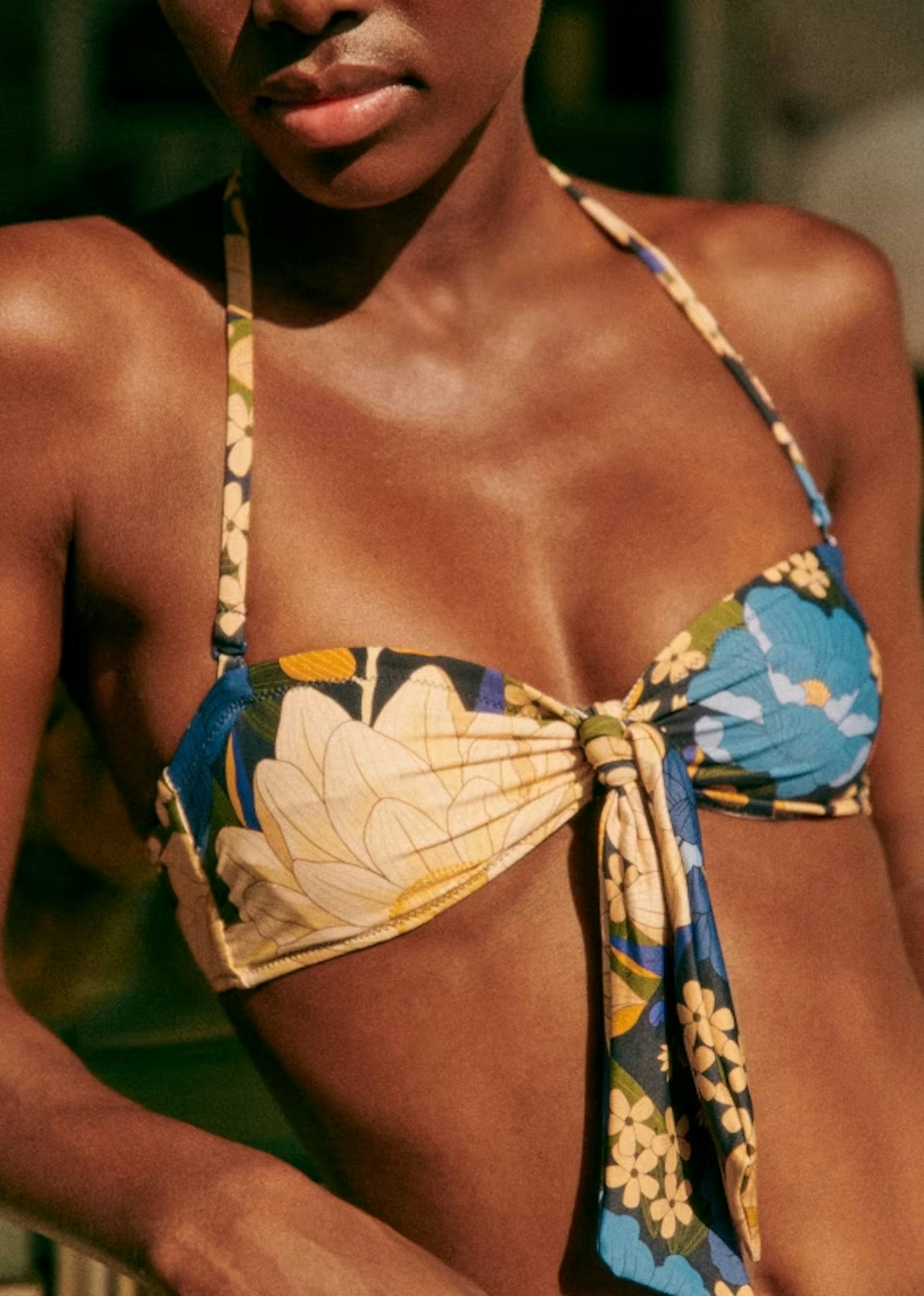 sezane x farm rio bikini top