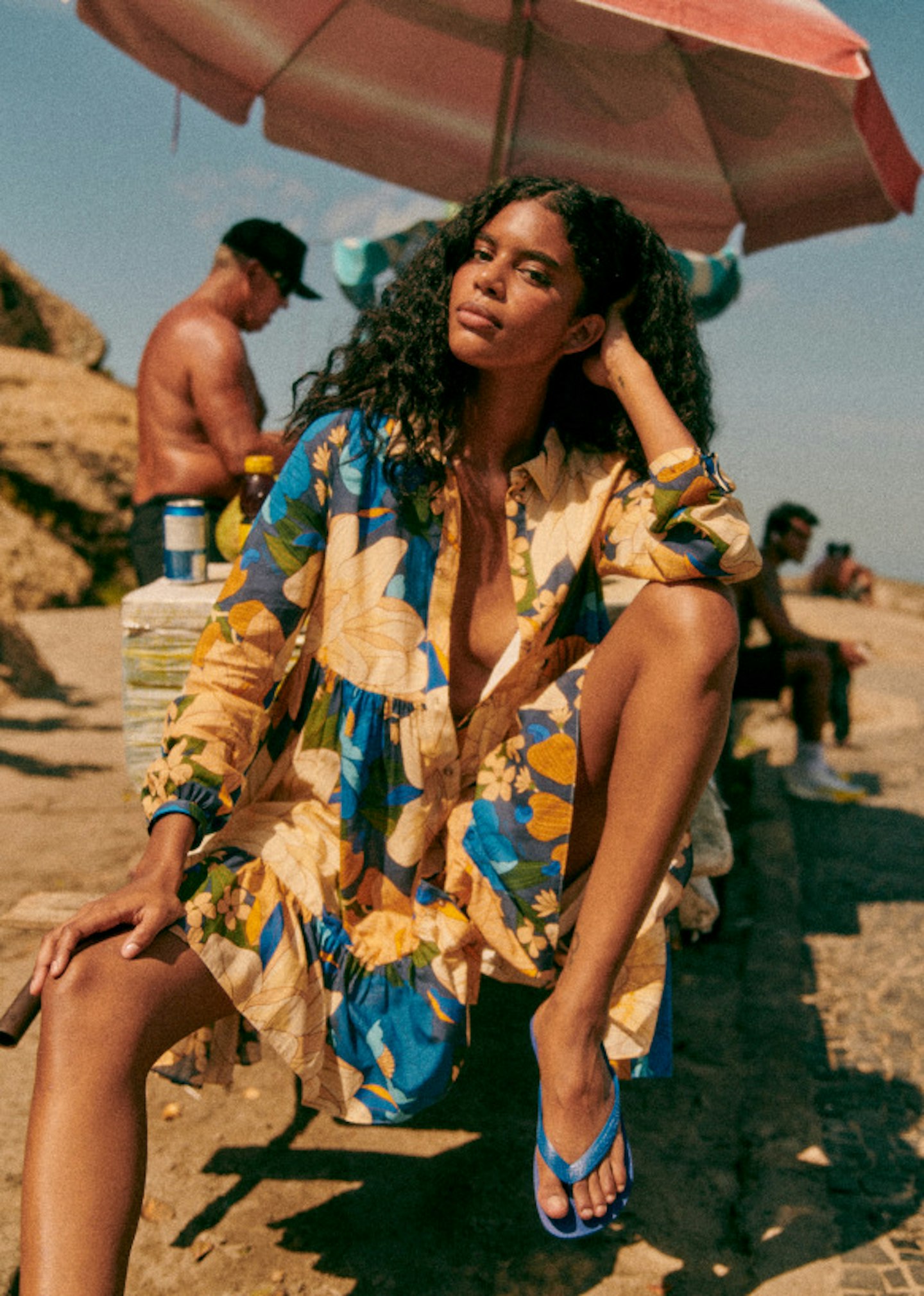 Sézane x Farm Rio Printed Shirt Dress