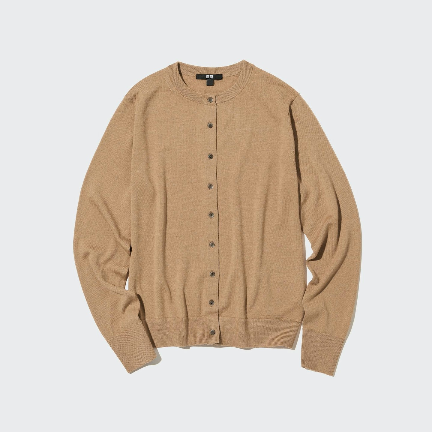 Uniqlo, 100% Extra Fine Merino Crew-Neck Cardigan