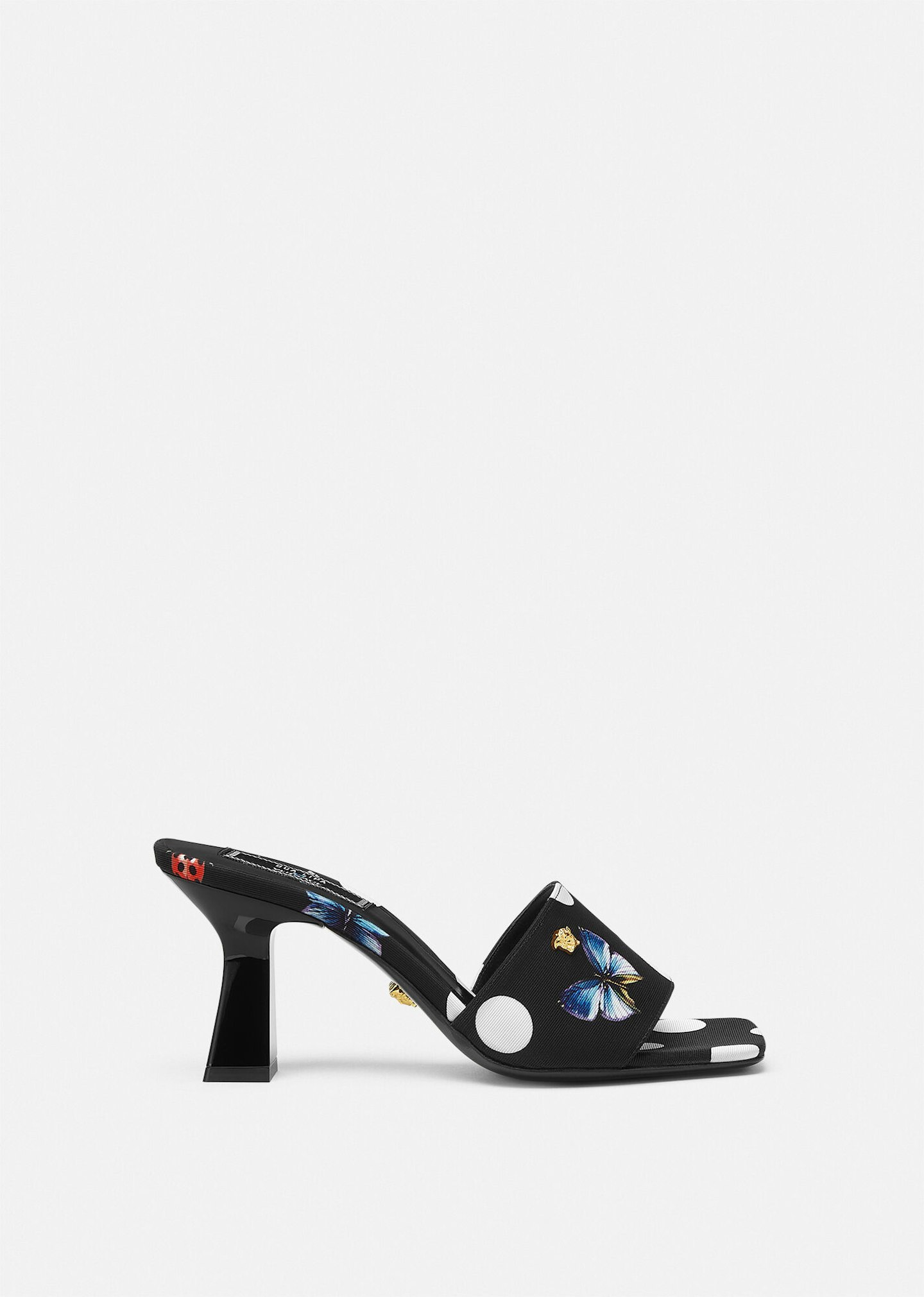 Versace, Butterflies Canvas Mules