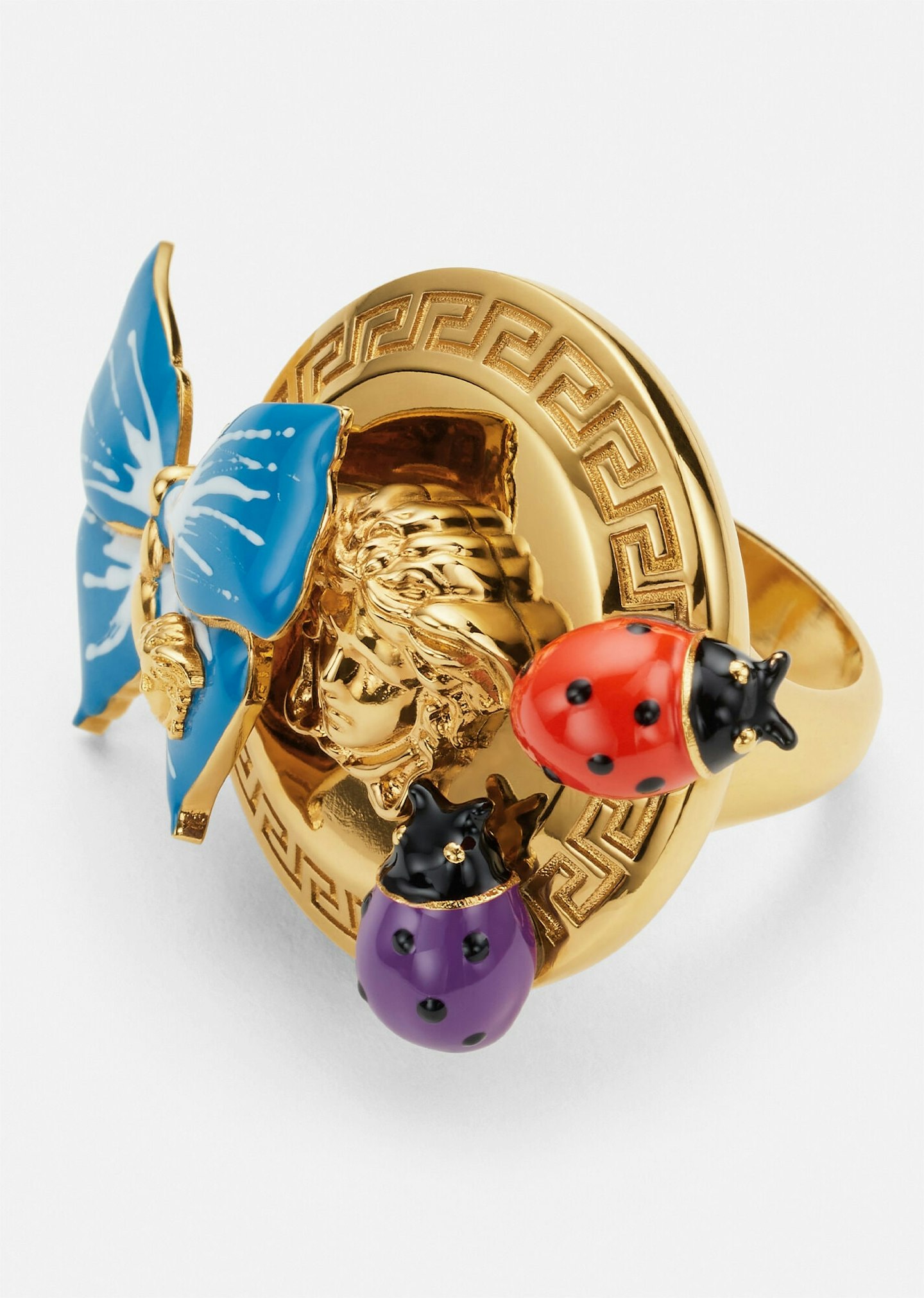 Versace, Butterfly Medusa Ring