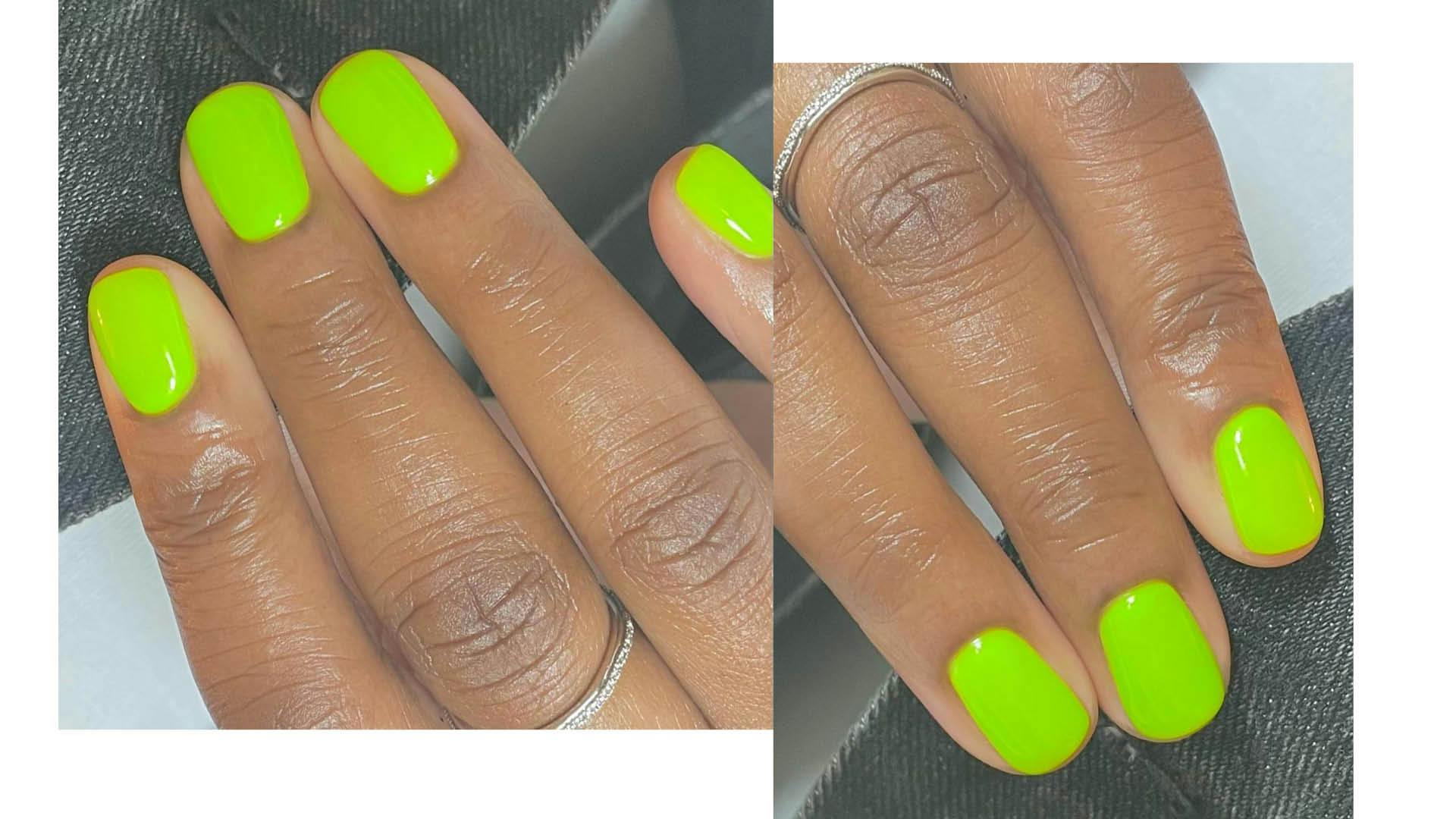 Neon Green and Pink Leopard Press On Nail Set – Kandy Co Nails