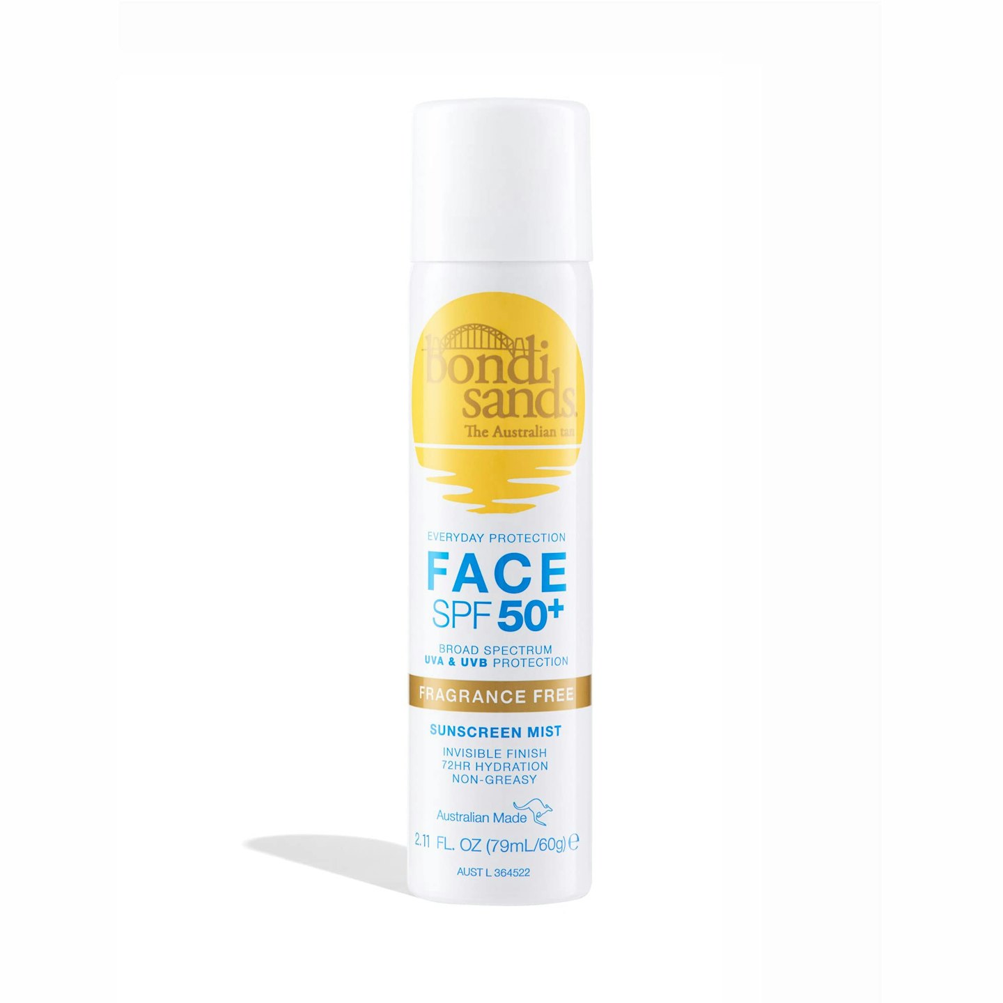 Bondi Sands, Face SPF50+ Fragrance Free Sunscreen Mist