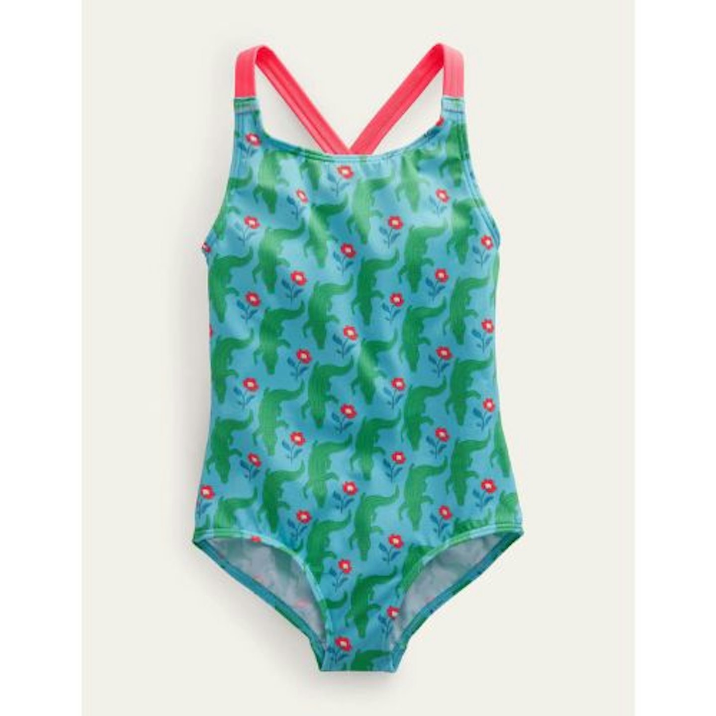Matching Family Swimsuits : Cross-back Printed Swimsuit