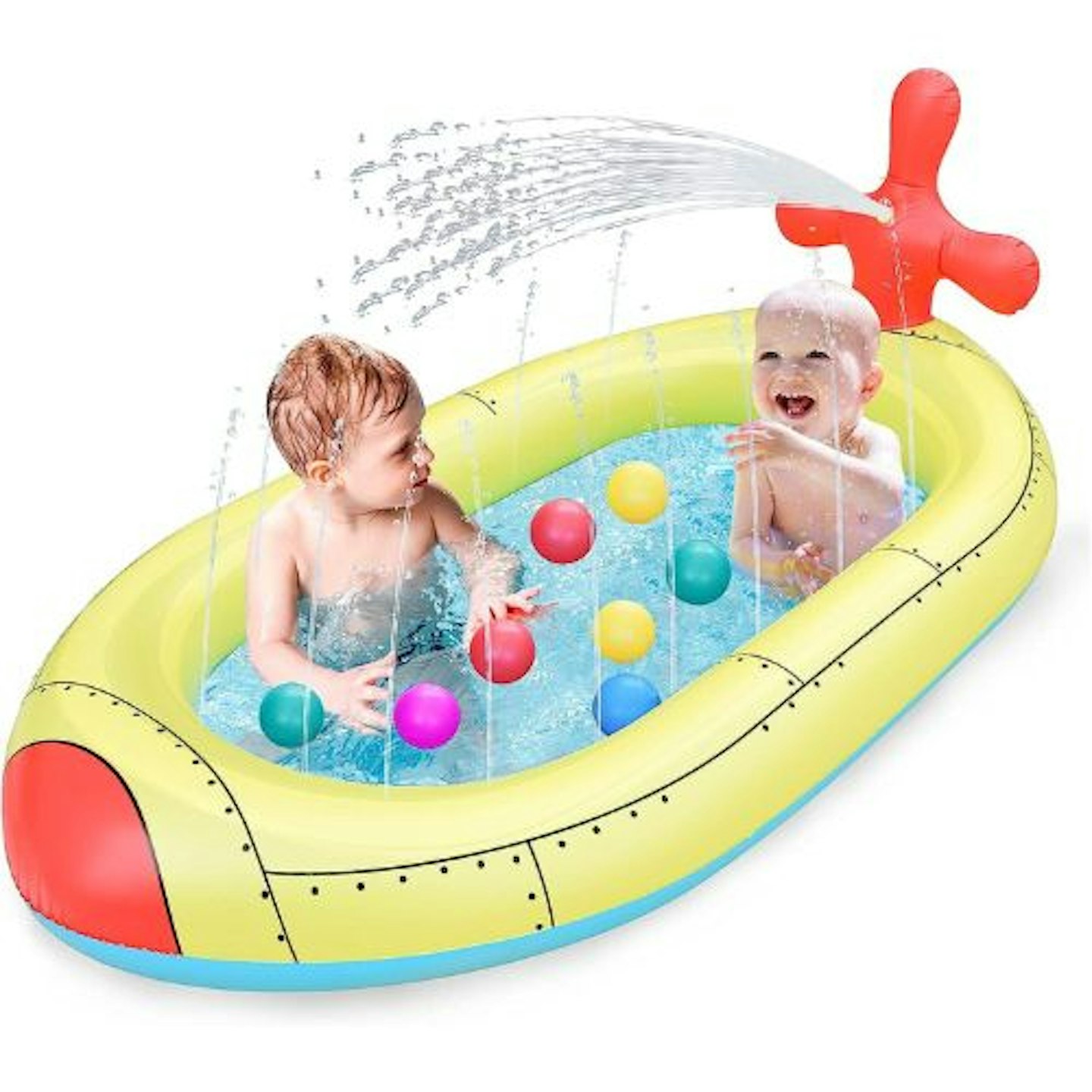Paddling Pools And Pads : BAKAM Inflatable Swimming Pool for Toddlers