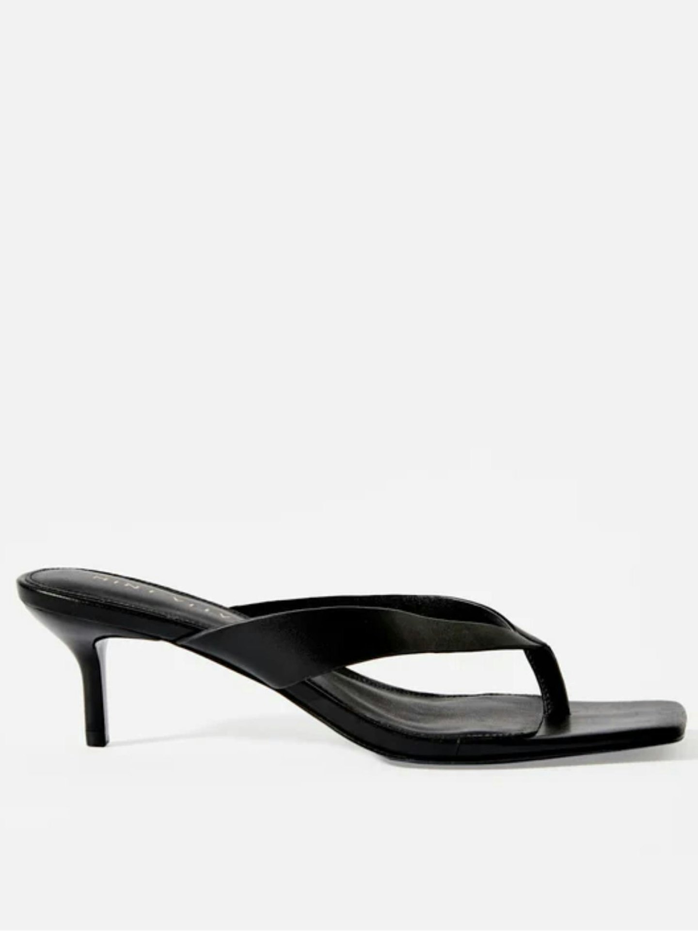 Mint Velvet, Betty Black Flip Flop Heels