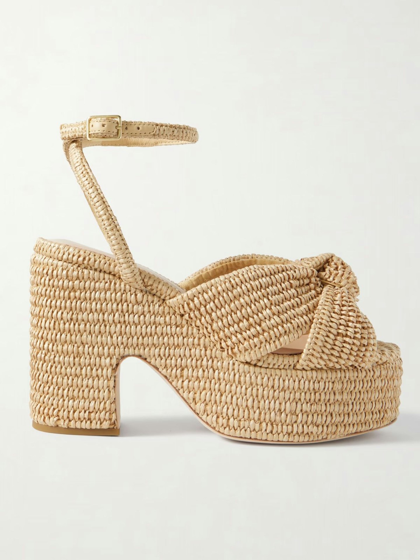 Loeffler Randall, Liza Raffia Platform Sandals