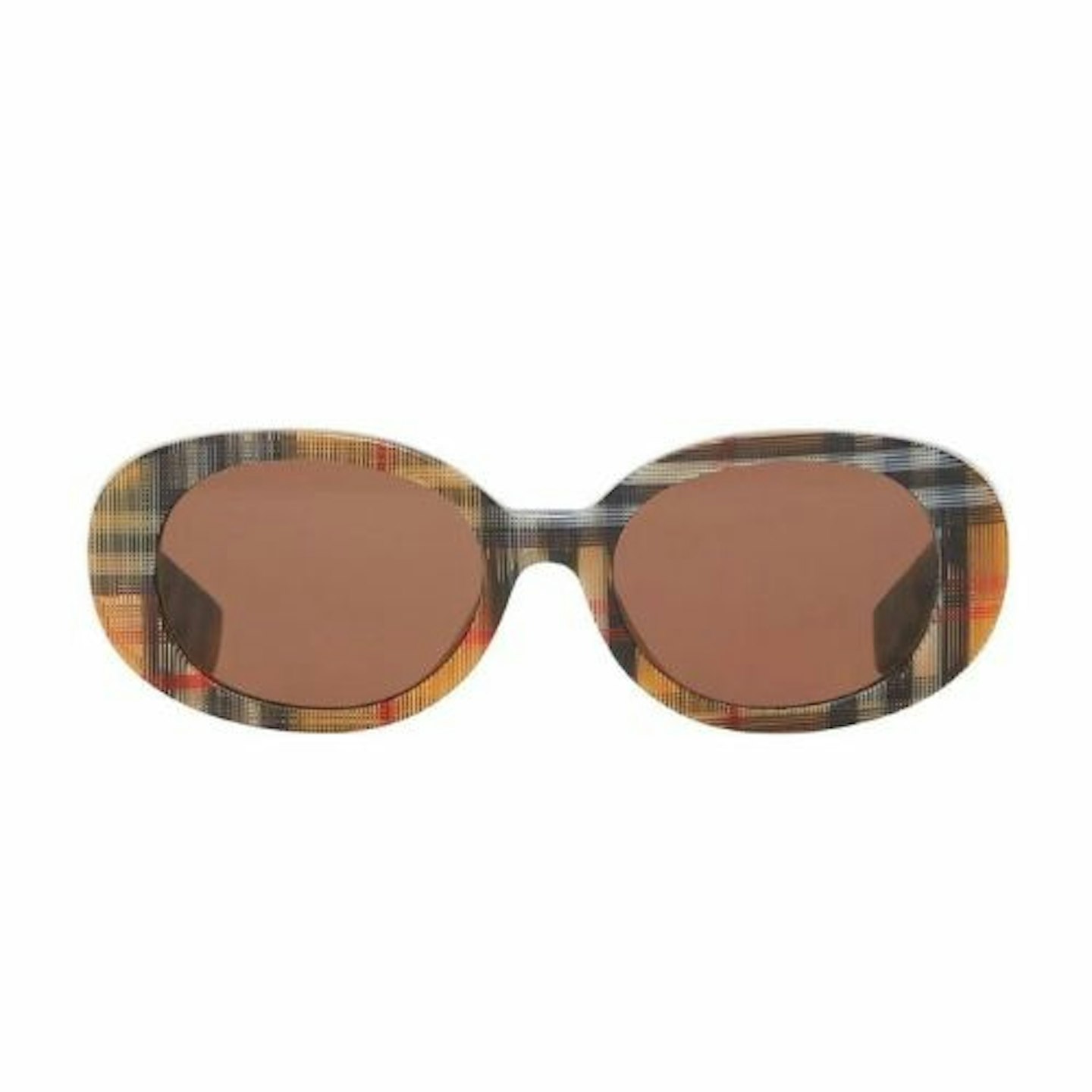 Best kids' sunglasses: Burberry Kids Vintage-Check oval-frame sunglasses