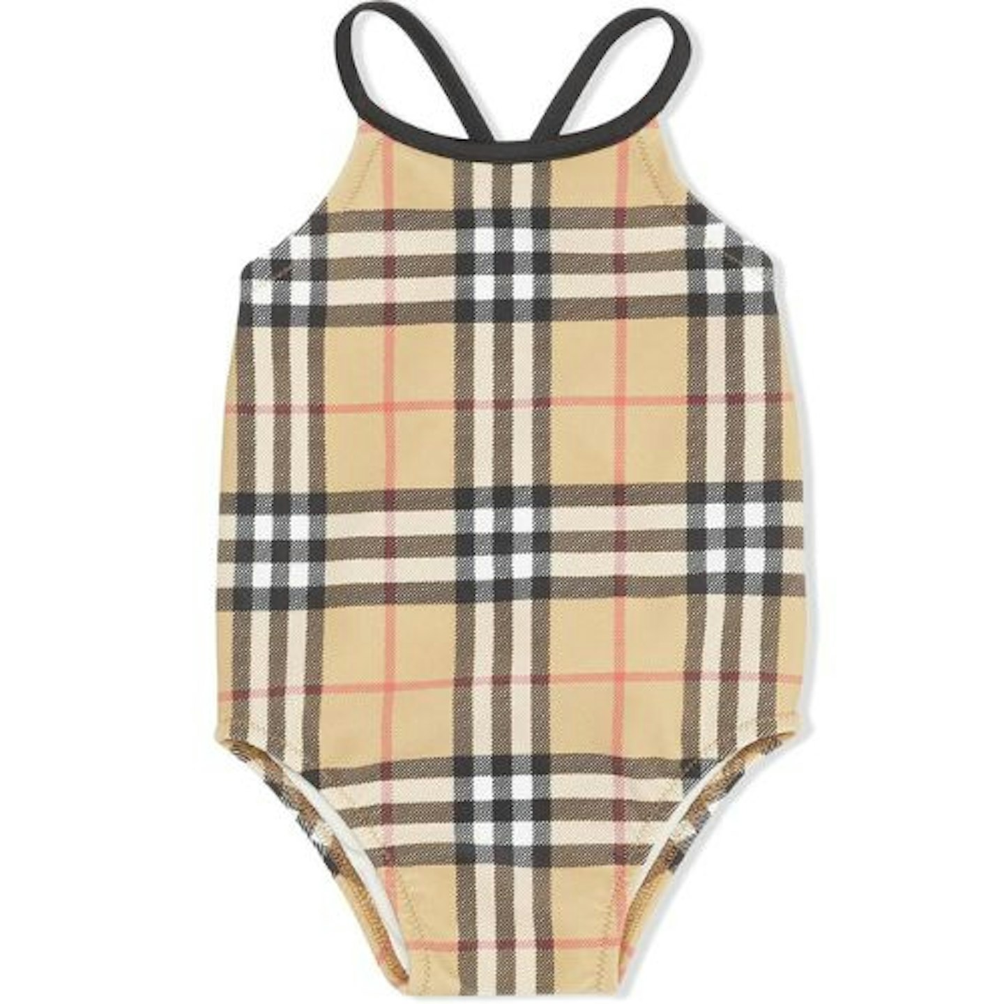Matching Family Swimsuits: Check-print swimsuit - Burberry Kids
