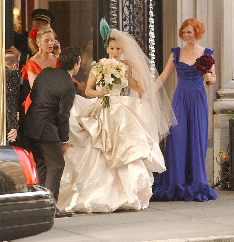 We Finally Know Why Carrie Bradshaw Is Back In Her Iconic Wedding