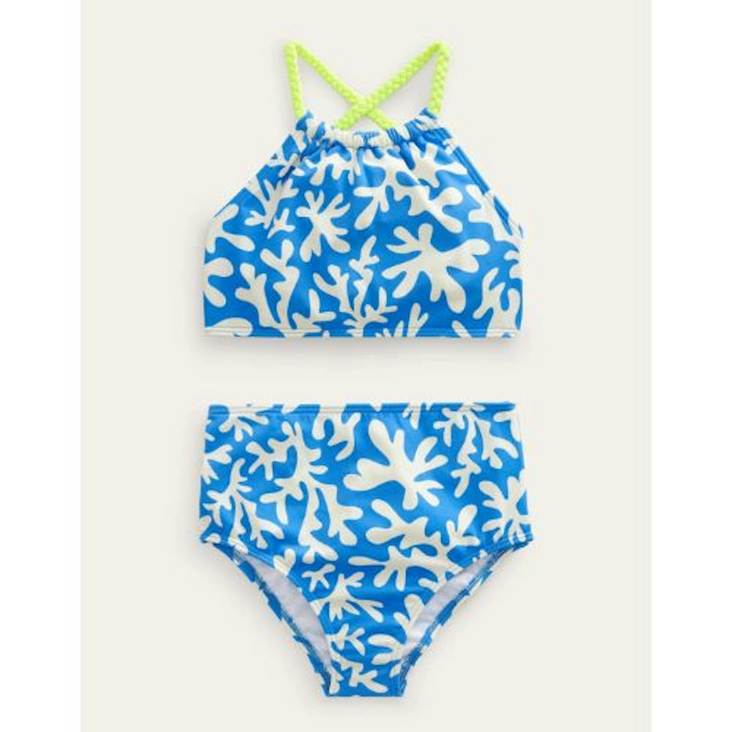 Matching Family Swimsuits: Moroccan Blue - Loop Back Bikini