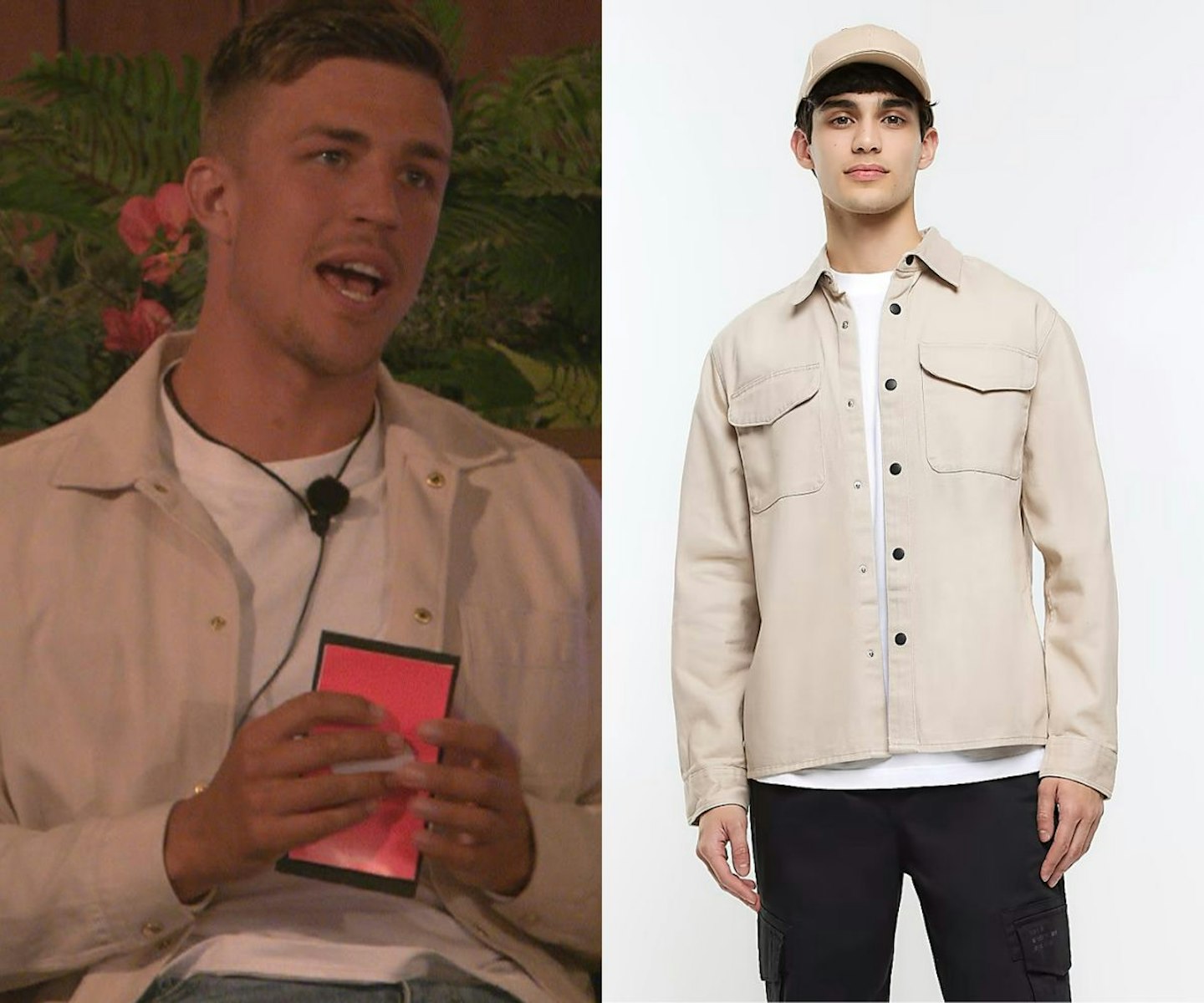 Mitchel's Beige Shirt Jacket