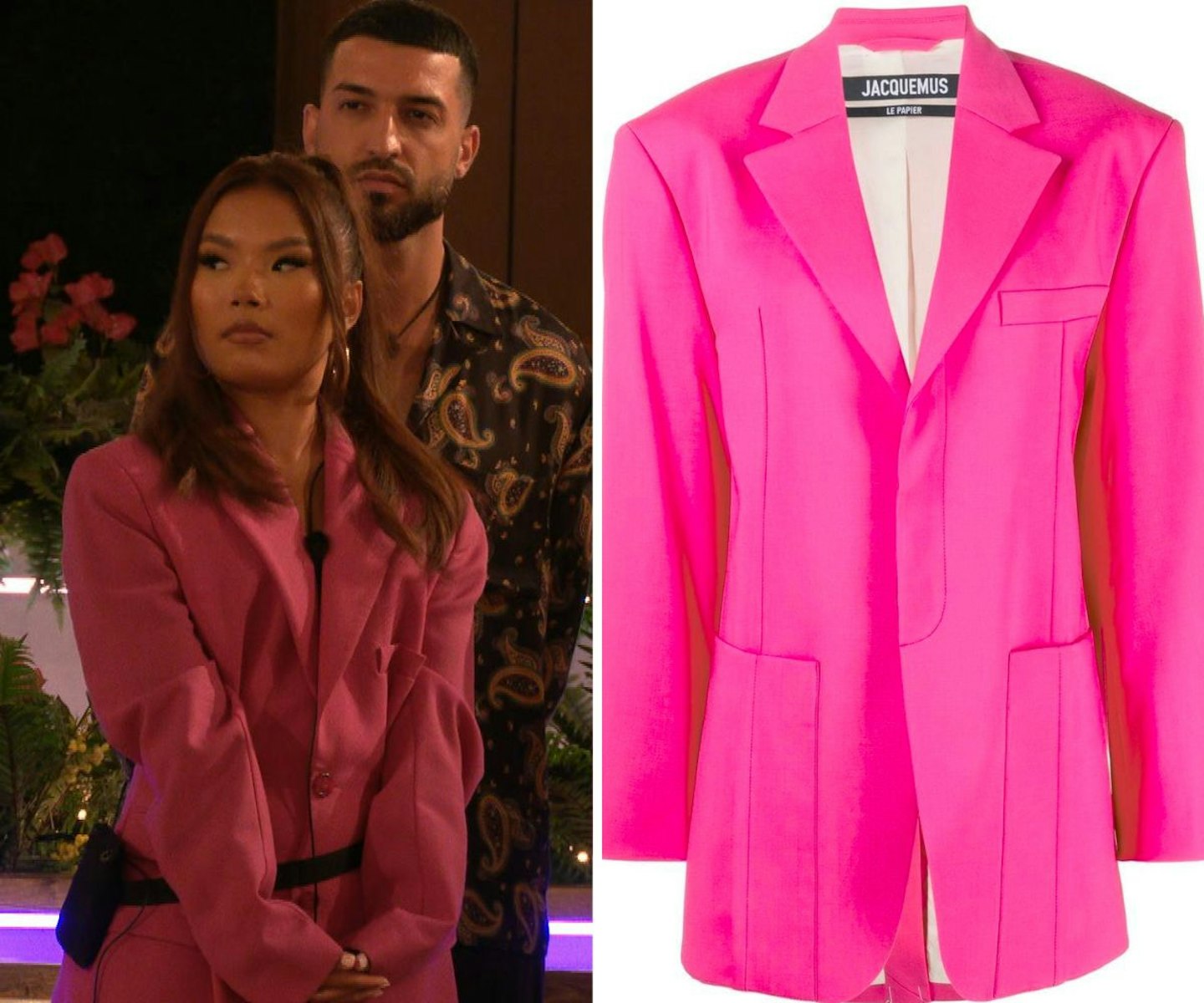 Ruchee's Jacquemus Pink Blazer