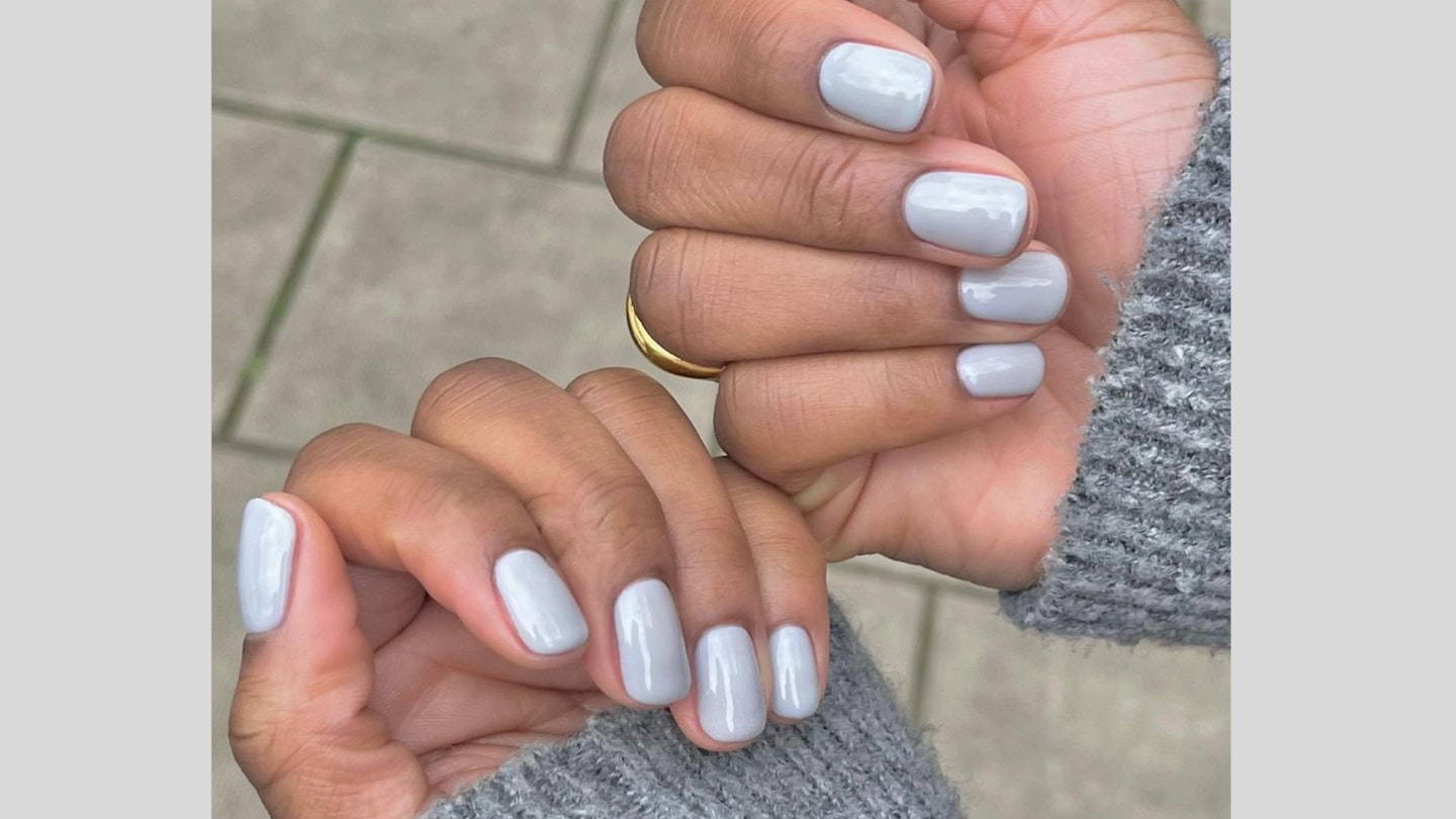 grey nail designs