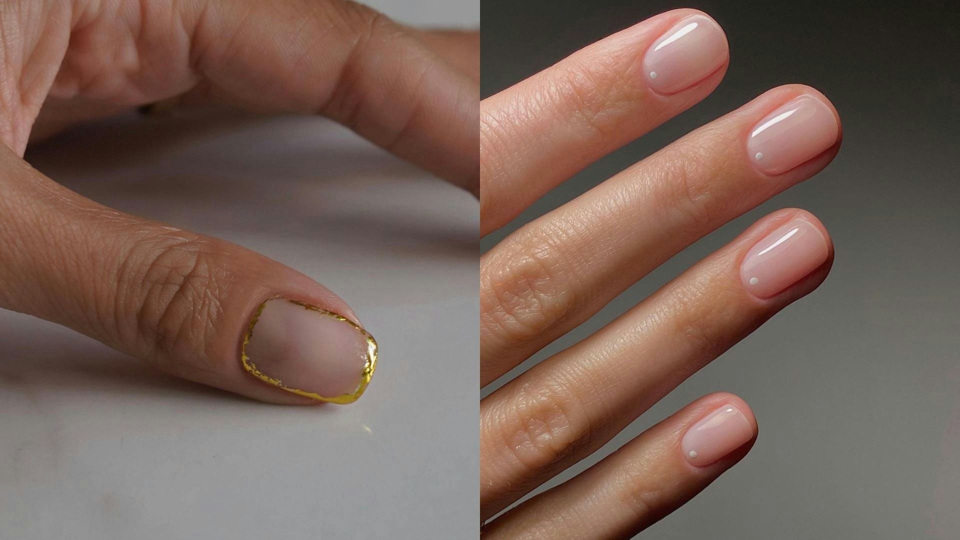 Chic Minimalist Nude Nail Texture Trend