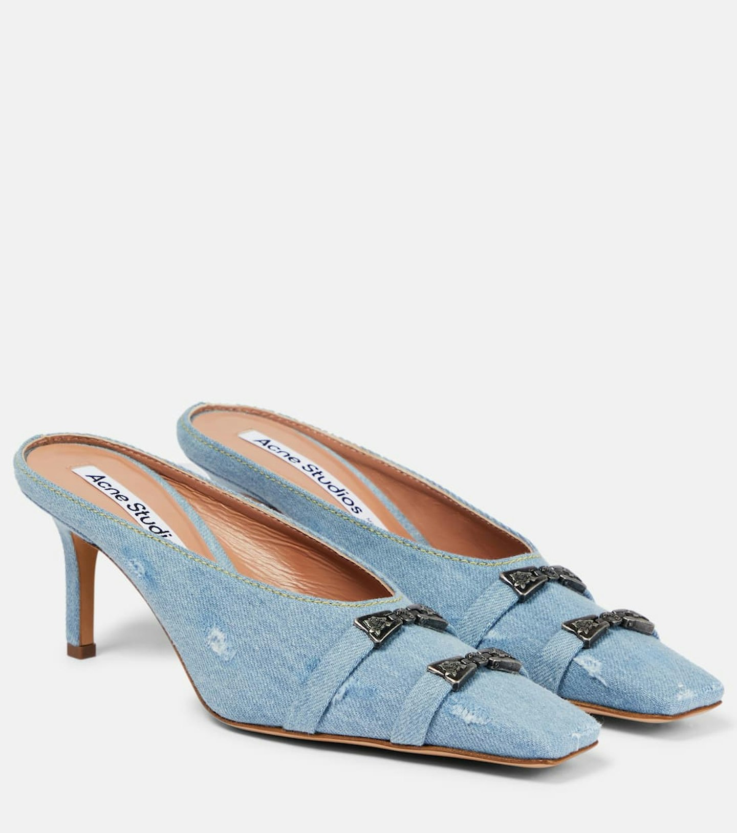 Acne Studios, Embellished Denim Pumps