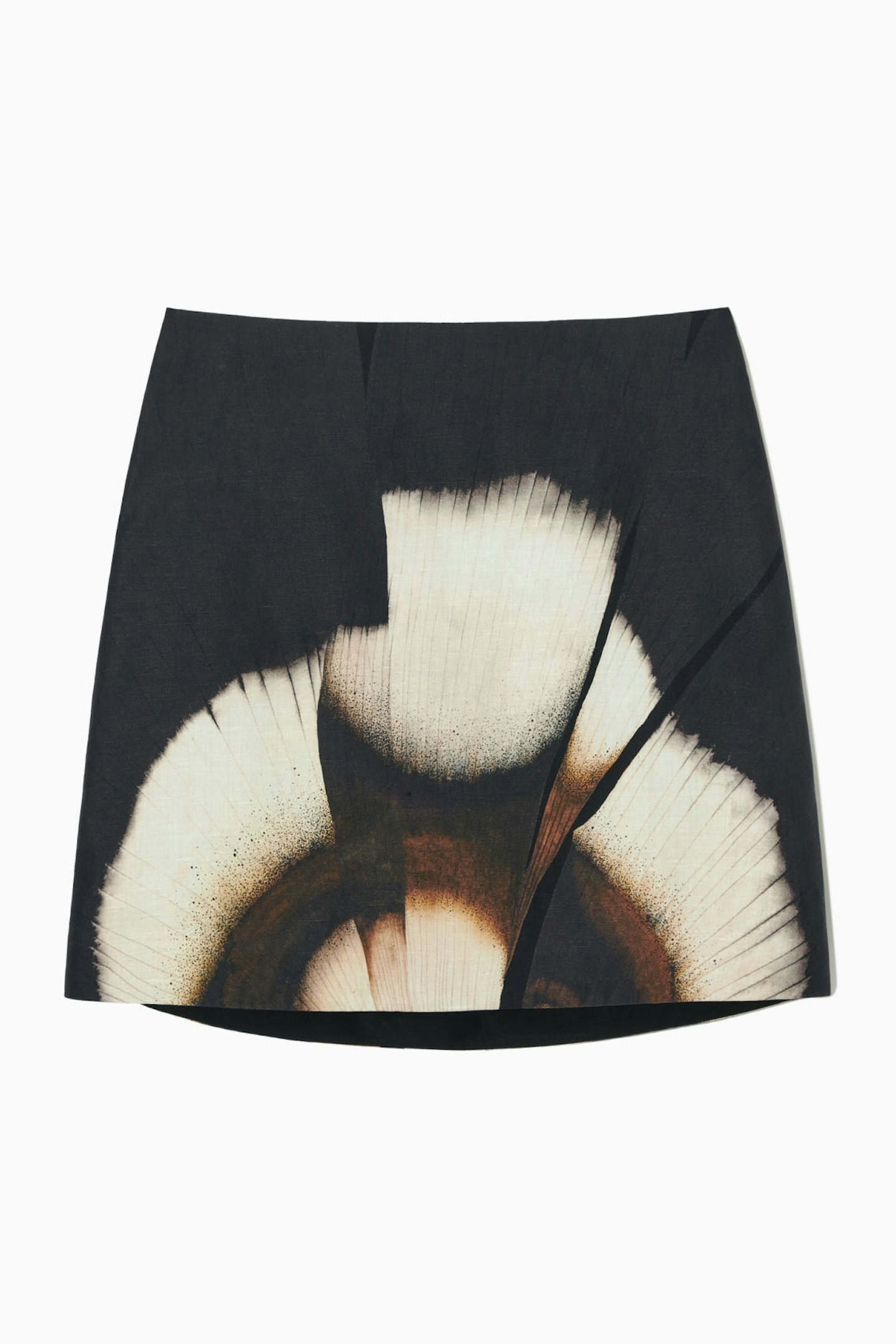 COS, Floral-Print Linen-Blend Mini Skirt