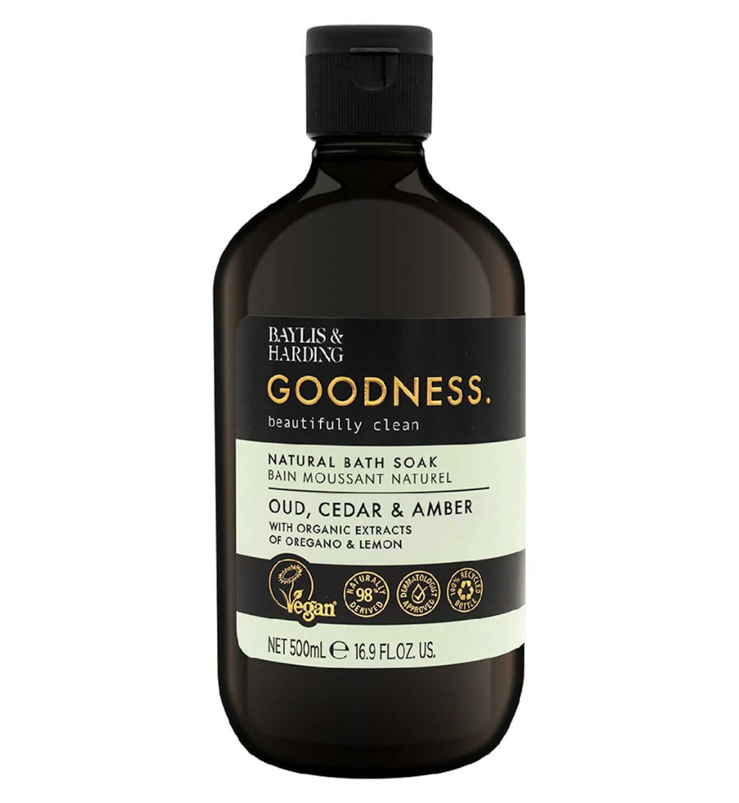 Baylis & Harding Goodness Oud, Cedar & Amber Bath Soak