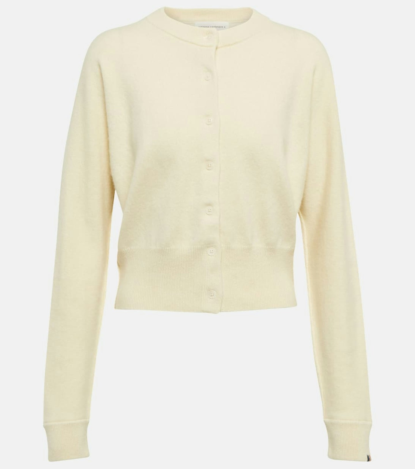 Extreme Cashmere, No 257 Blouson Cropped Cashmere-Blend Cardigan
