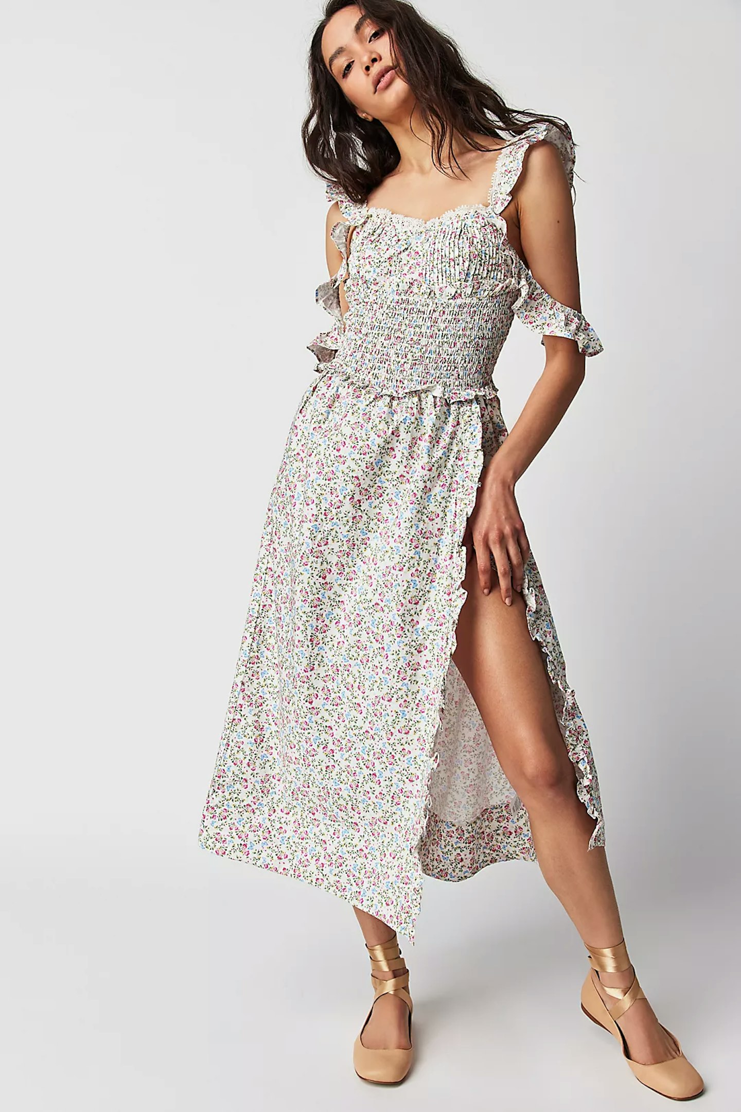 Free people show stopper midi outlet dress