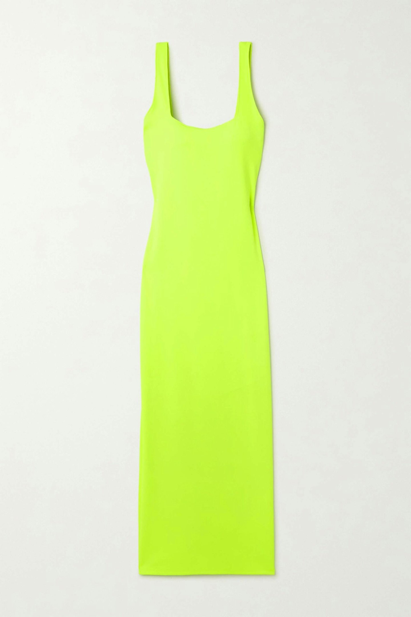 Good American, Neon Scuba Maxi Dress