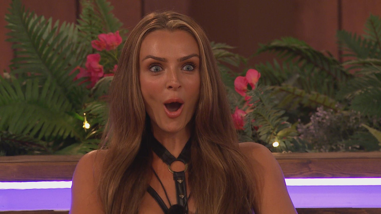 Love Island Kady McDermott looking shocked