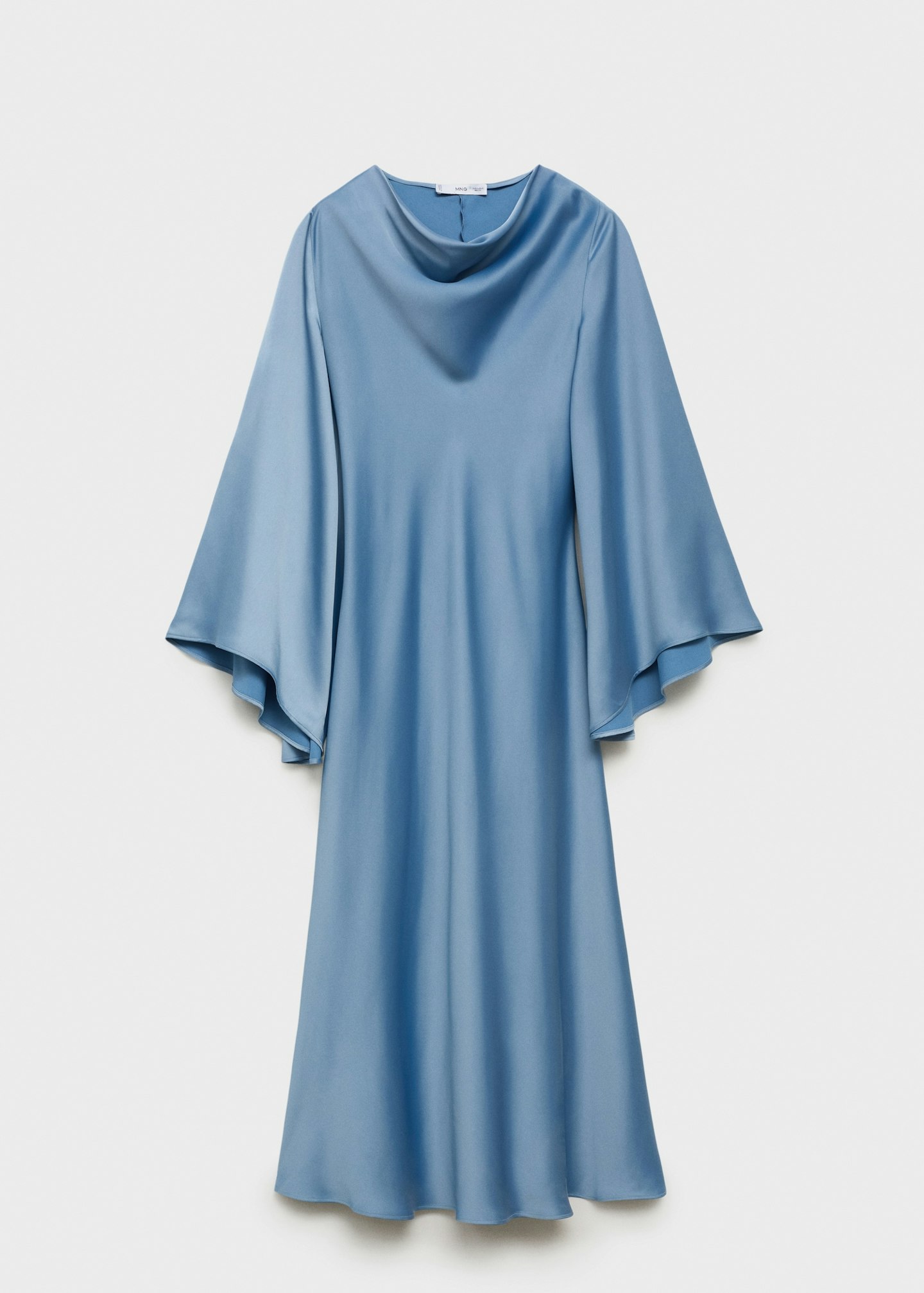 Mango, Long Satin Dress