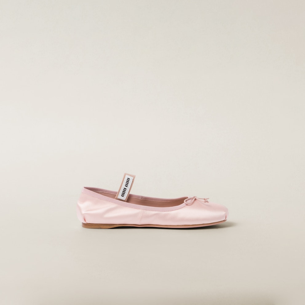 Miumiu 26ss Fairy Style Ballet Flats Sheepskin