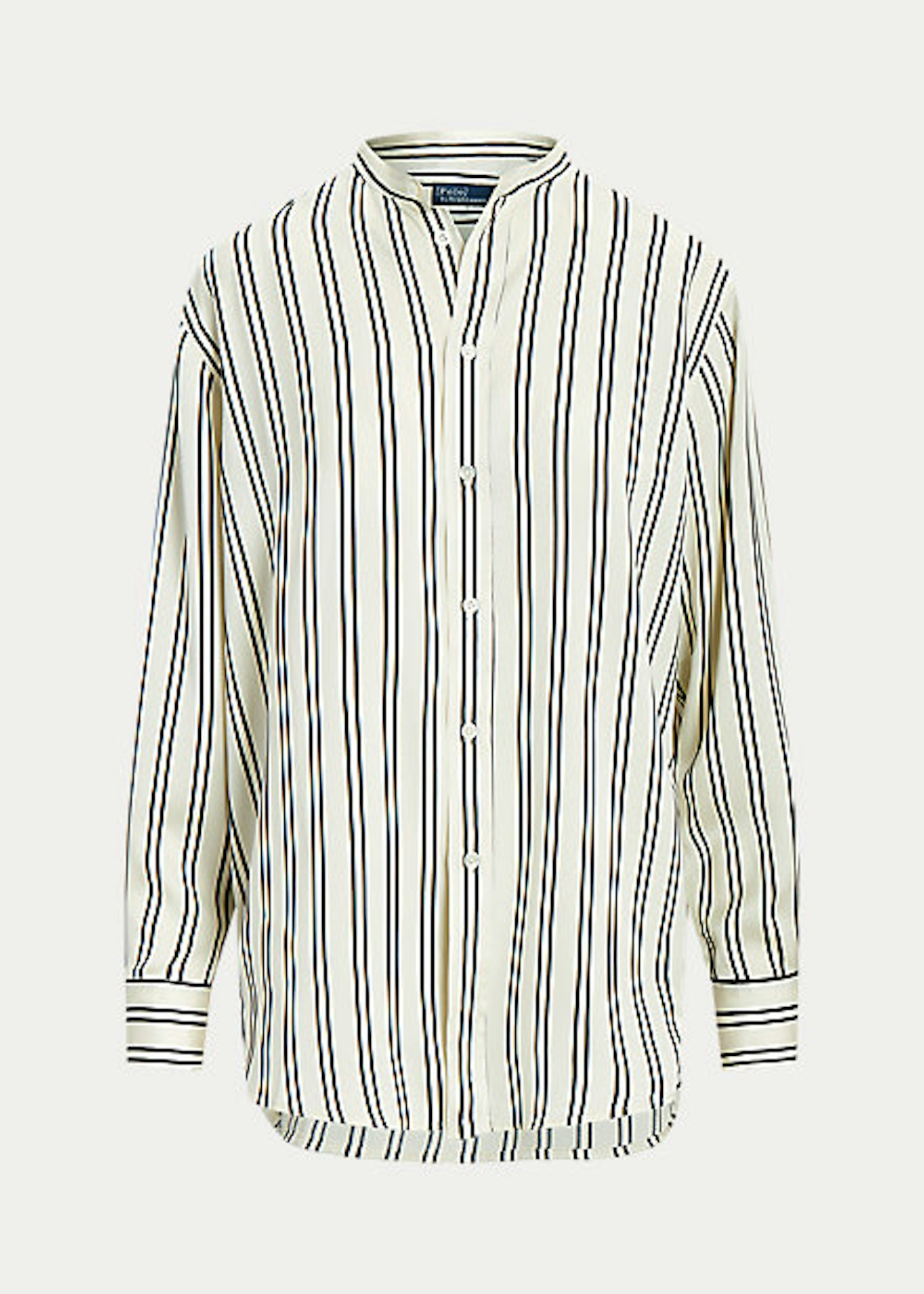 Polo Ralph Lauren, Oversize Fit Striped Satin Shirt