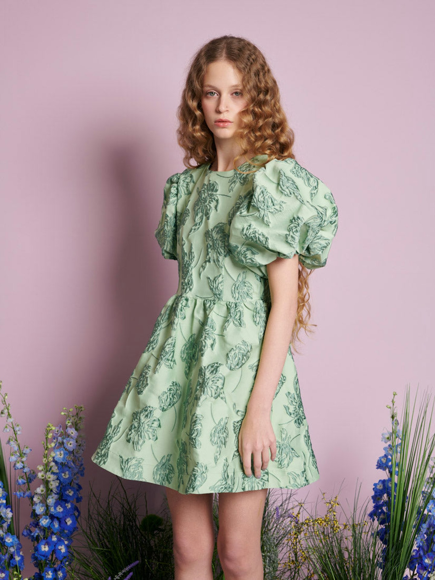 Sister Jane, Clover Jacquard Mini Dress