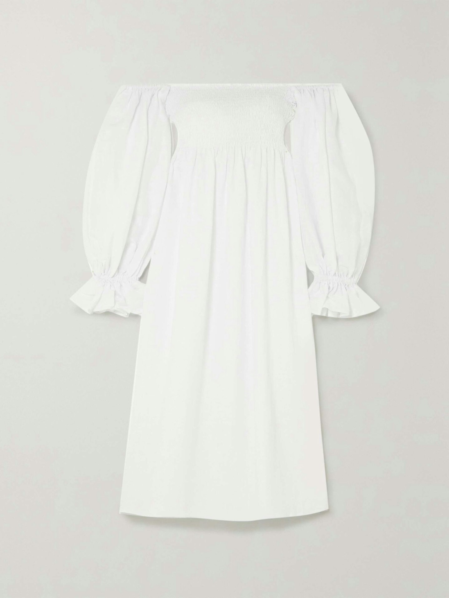 Sleeper, Off-The-Shoulder Atlanta Midi Dress