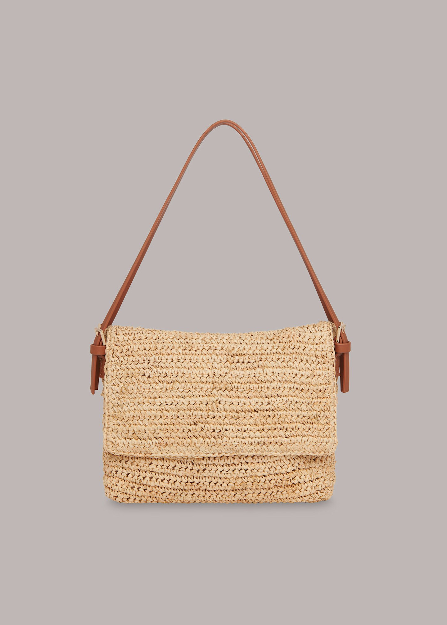 Whistles, Karis Straw Shoulder Bag