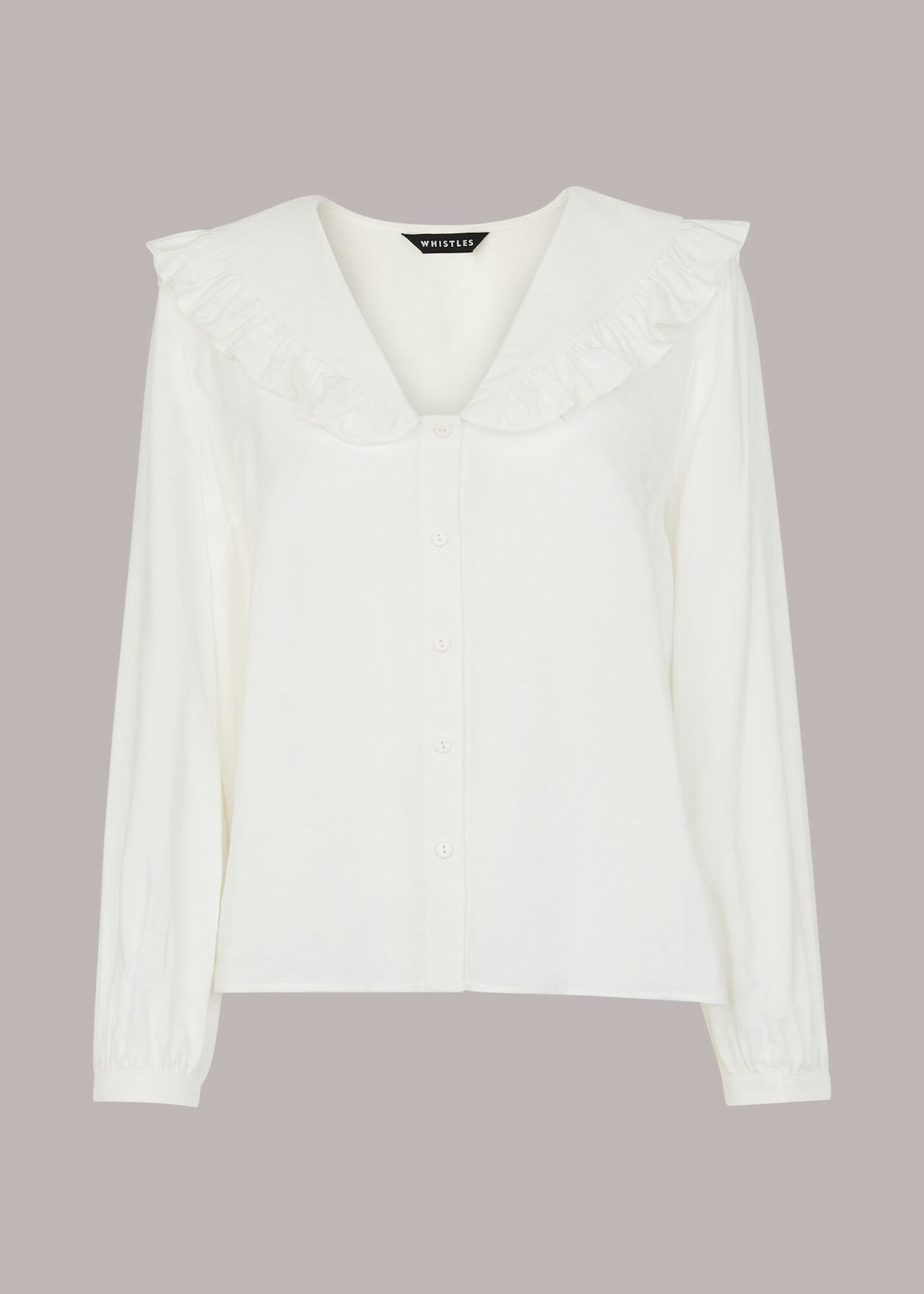 Whistles, Lenny Frill Collar Detail Top