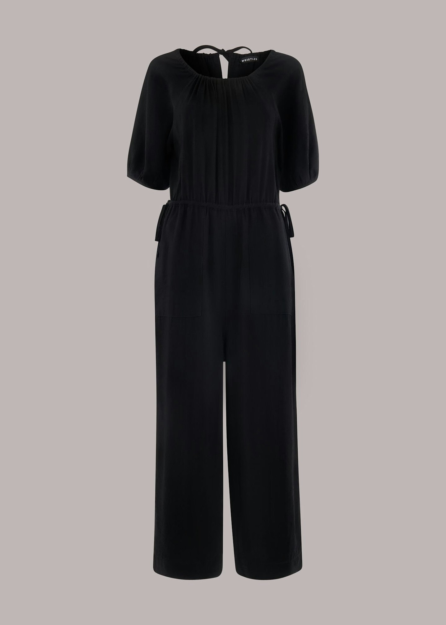 Whistles, Melissa Gathered-Neck Jumpsuit