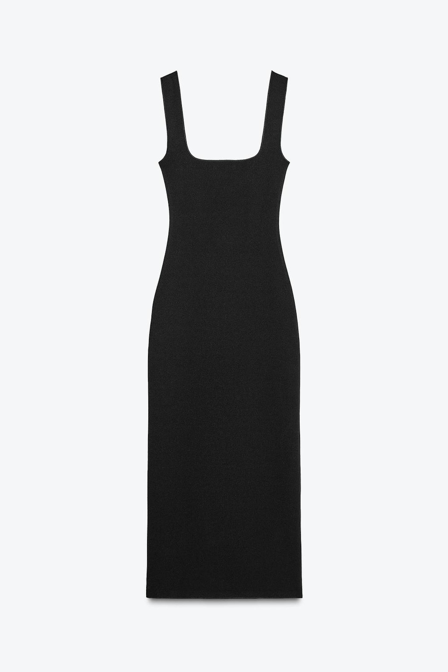 Zara, Stretch Square Neck Dress