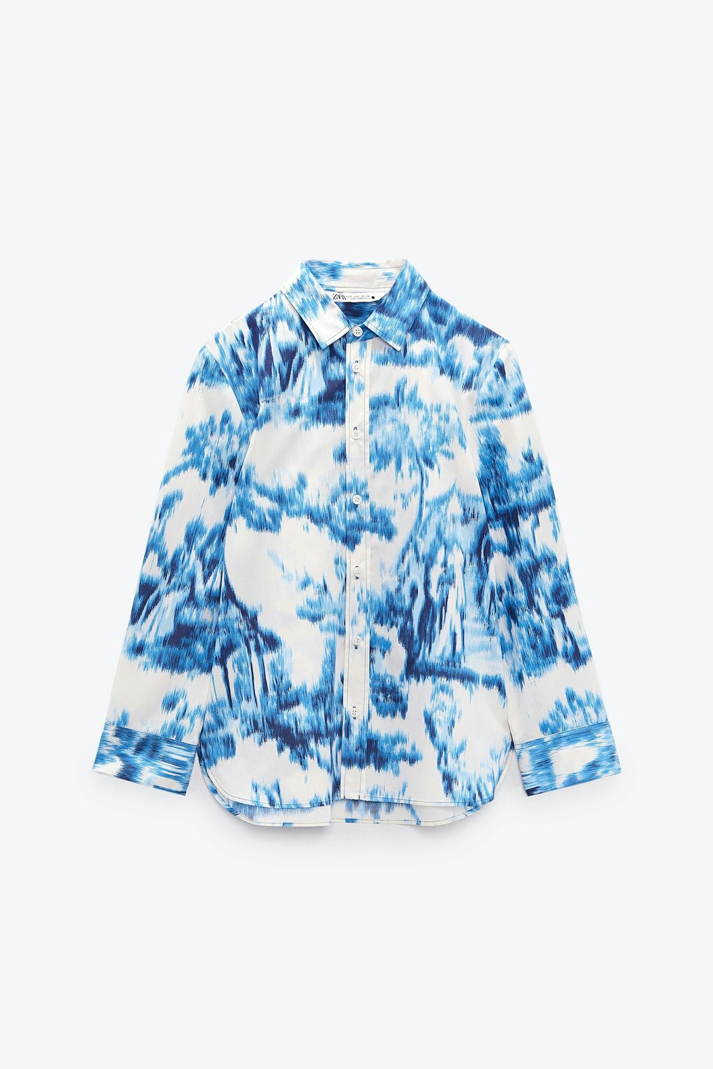 Zara, Printed Poplin Shirt