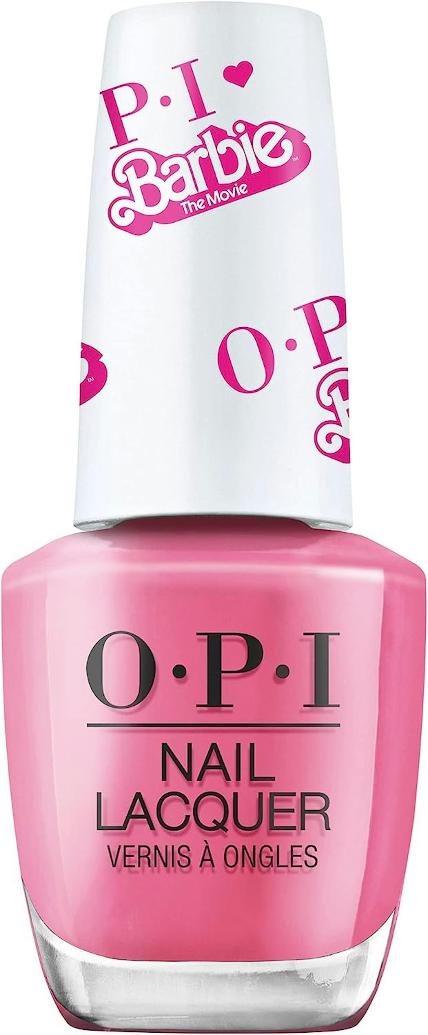 OPI x Barbie Collection in Hi Barbie! pink French manicure