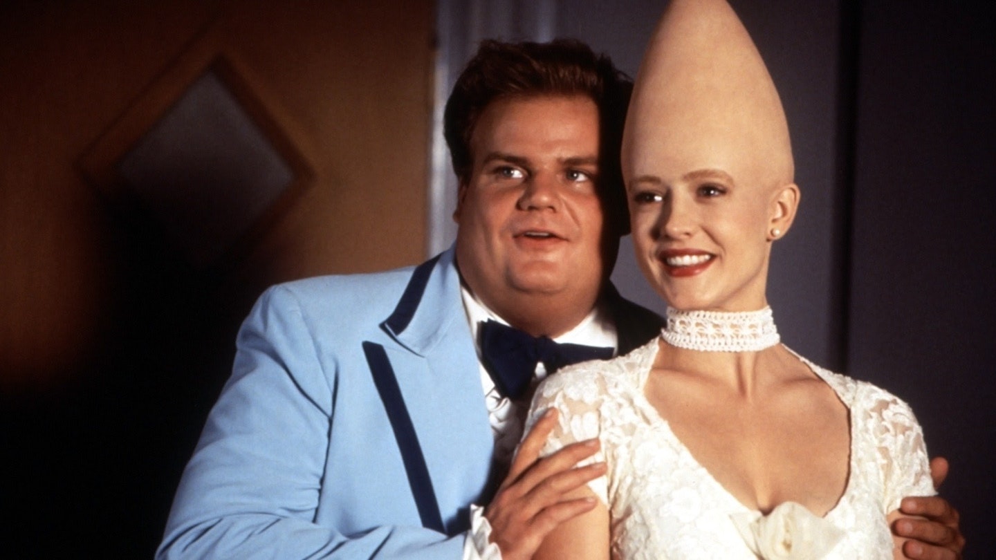 Conehead daughter at her prom