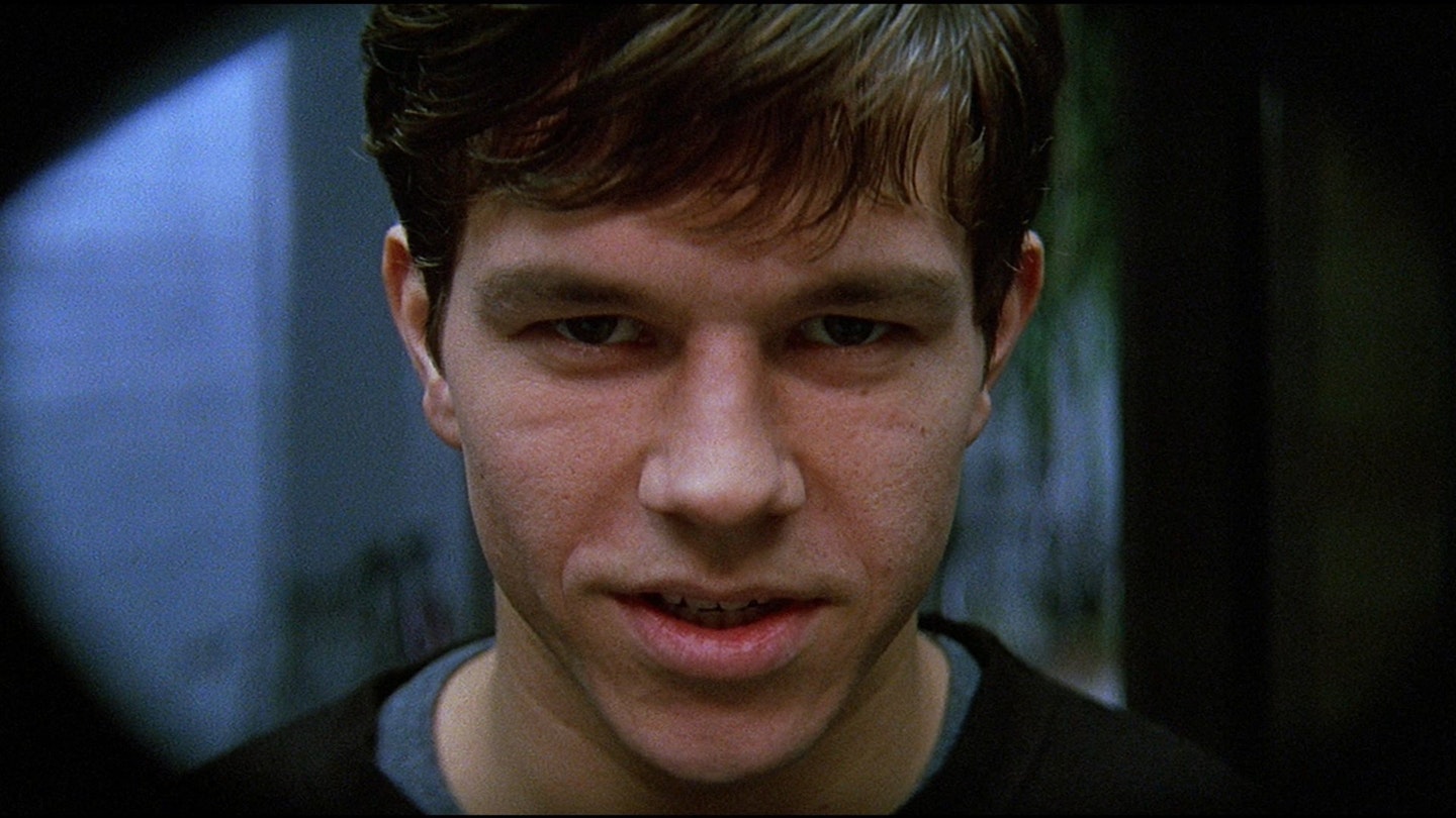 Mark Wahlburg looking scarily into camera