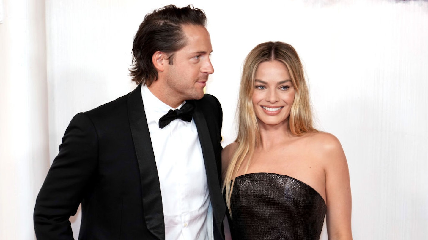 Tom Ackerley and Margot Robbie at the Oscars 2024