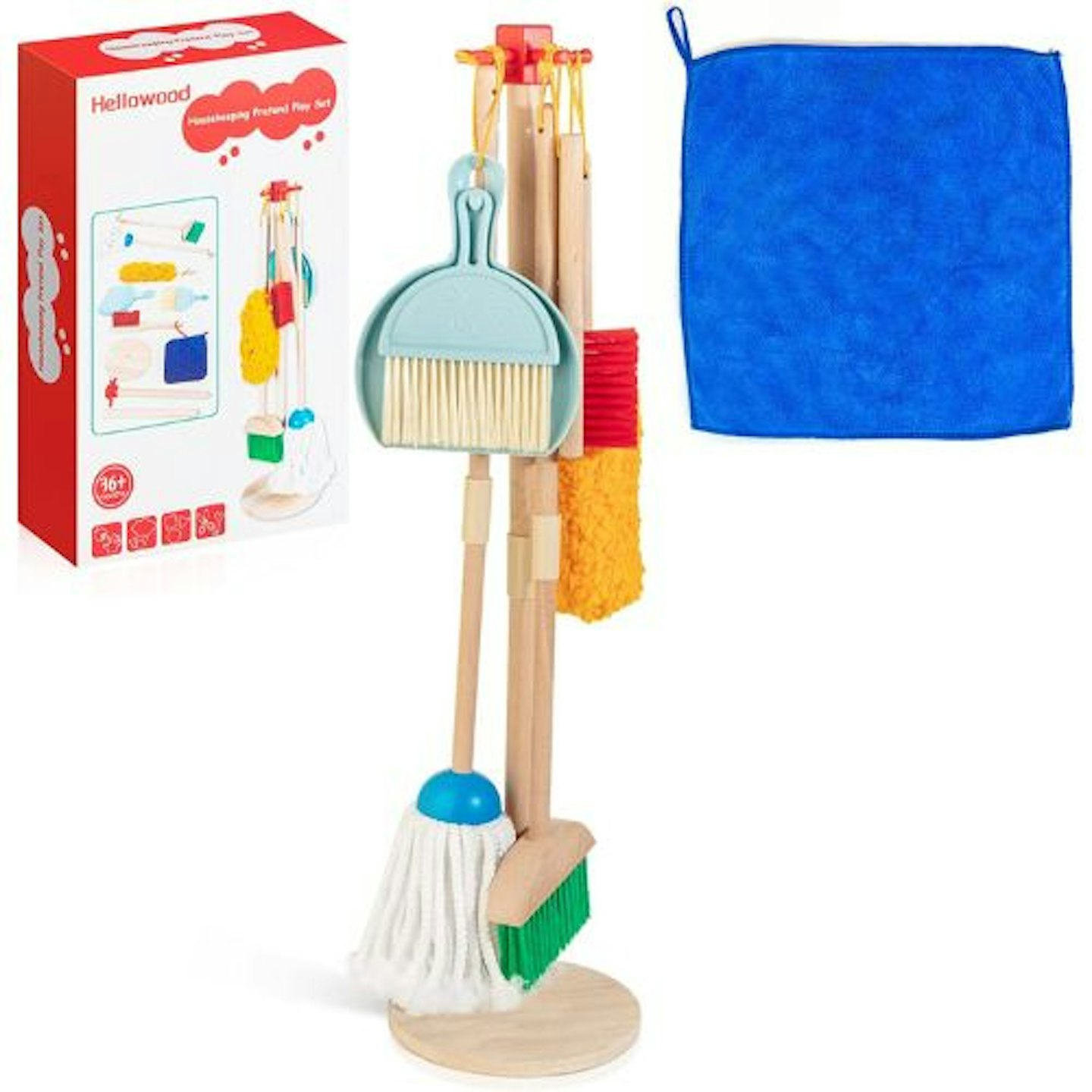Best Children's Toys : HELLOWOOD Kids Cleaning Set