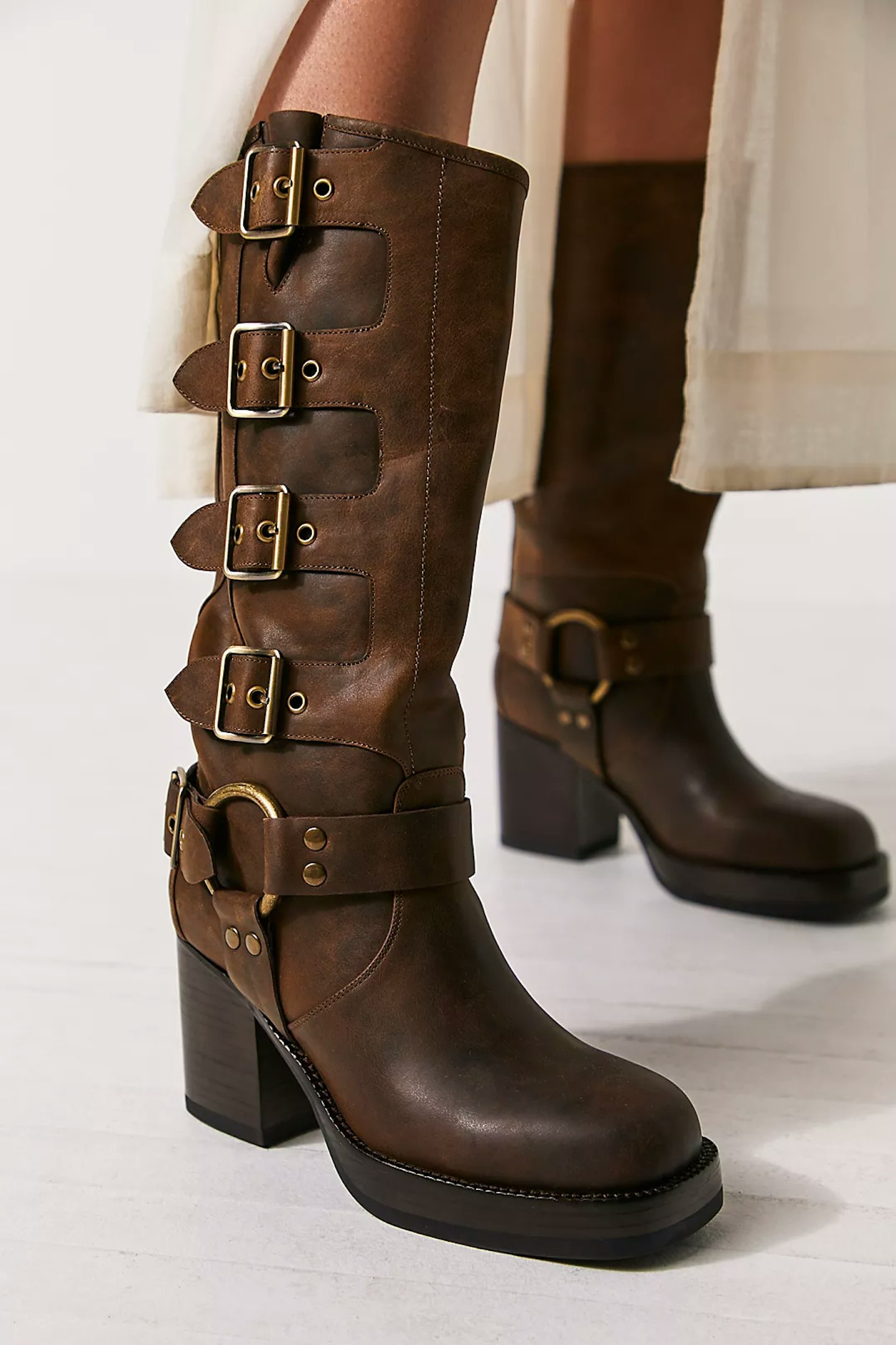 Free People Jeffrey Campbell Moto Boots 