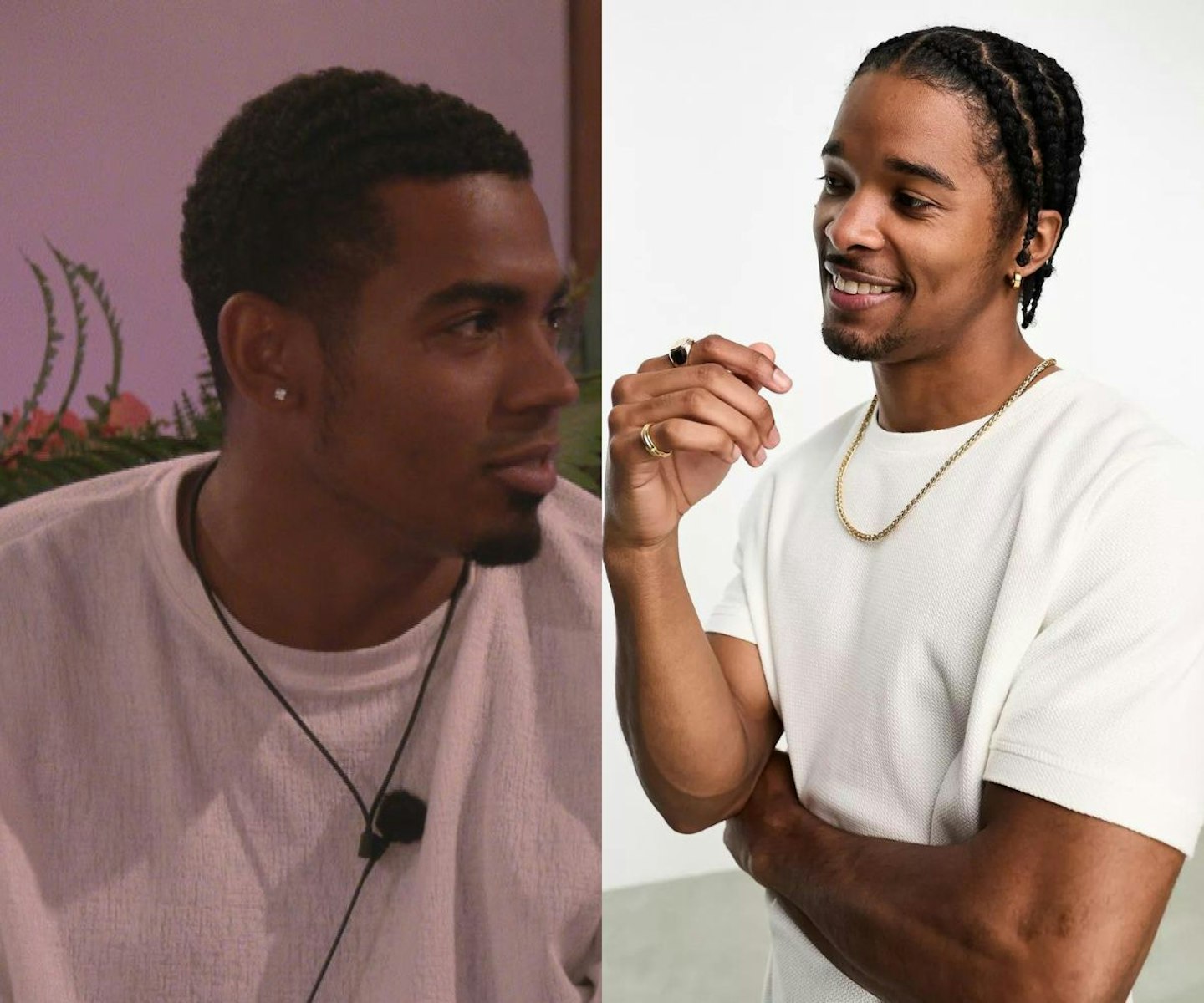 Tyrique's White Textured Tee
